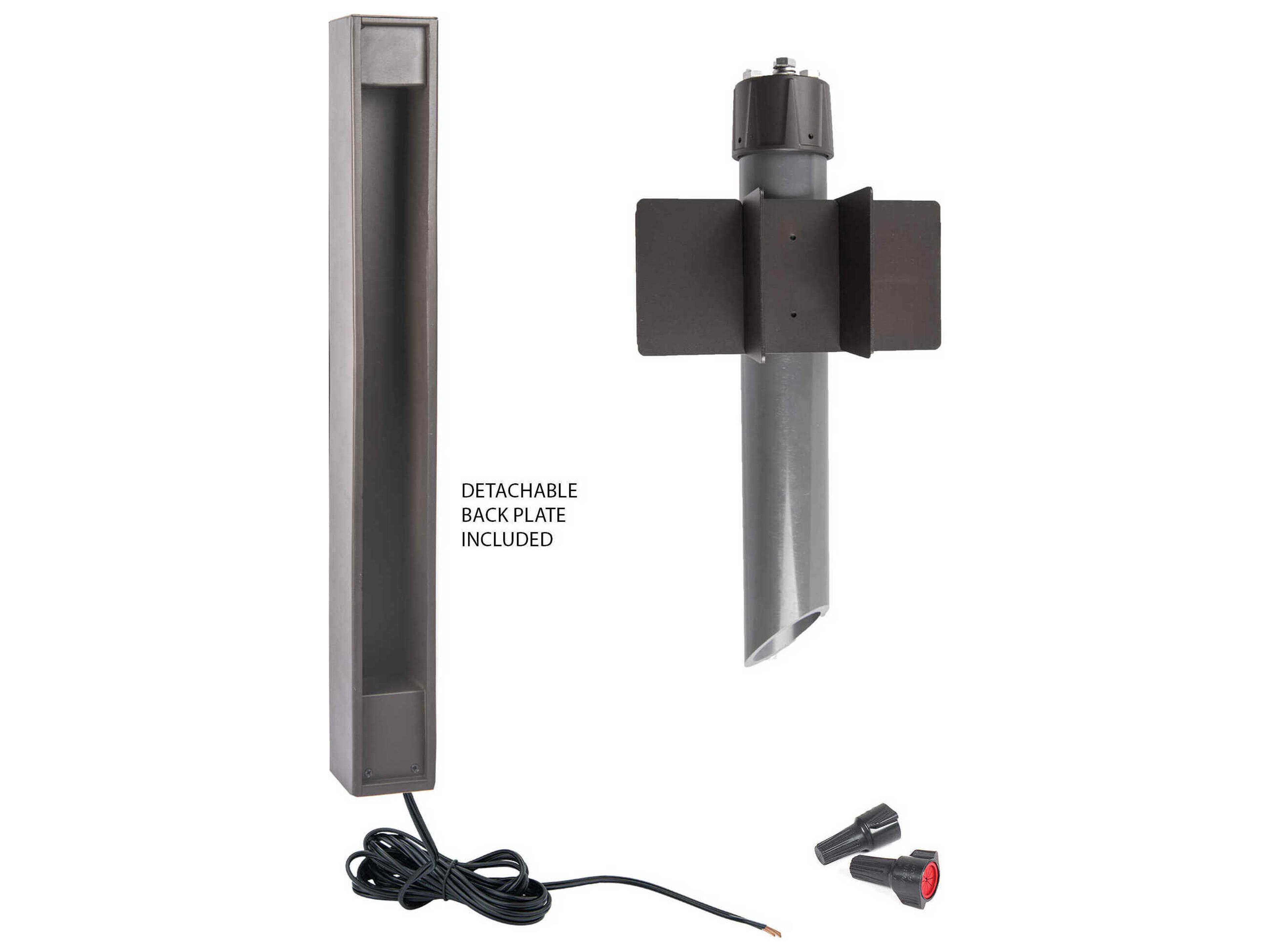 WAC Lighting Gate 1-Light Outdoor Bollard Light