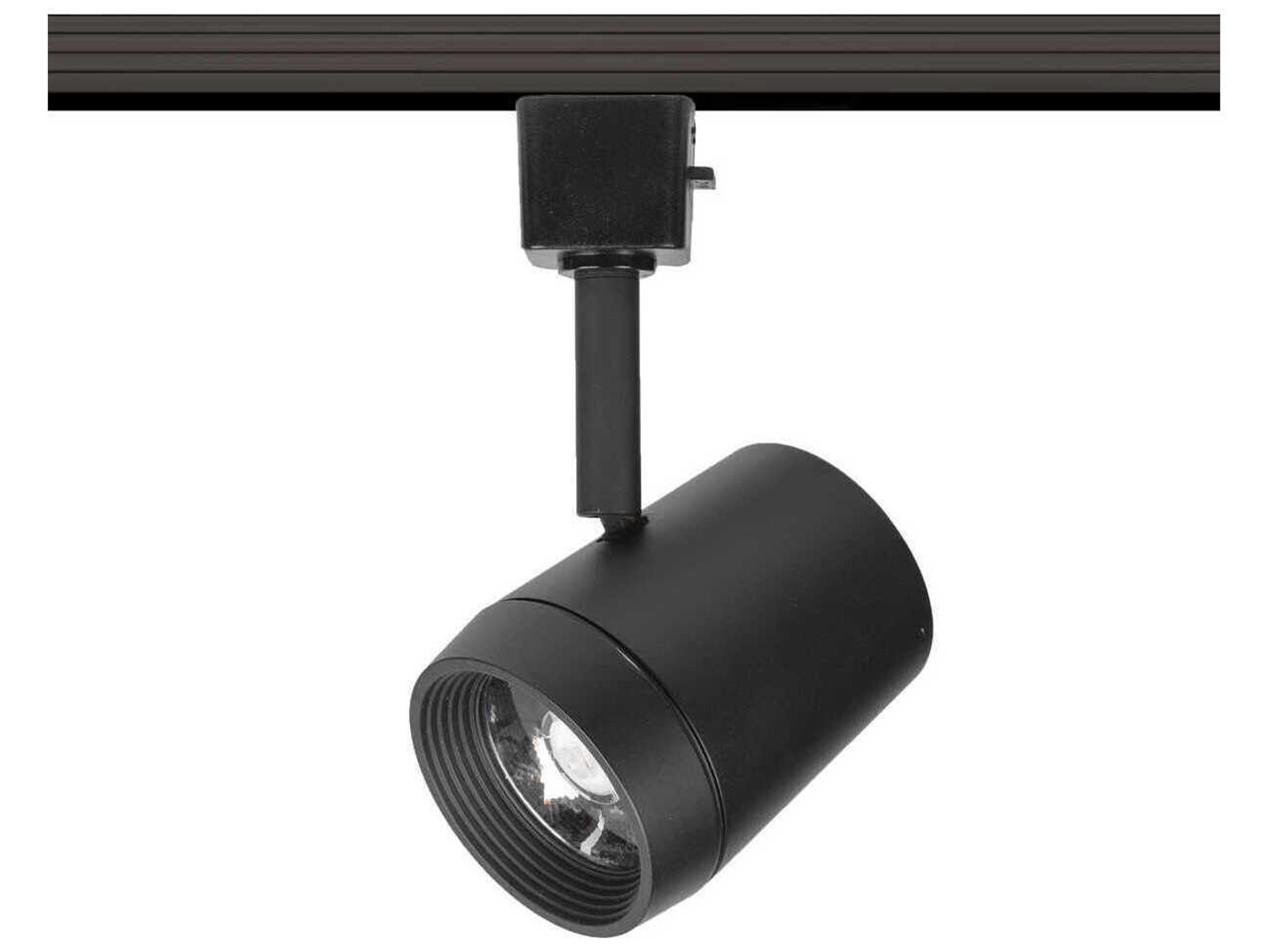 Ocularc 1-Light Black Cylinder Track Head