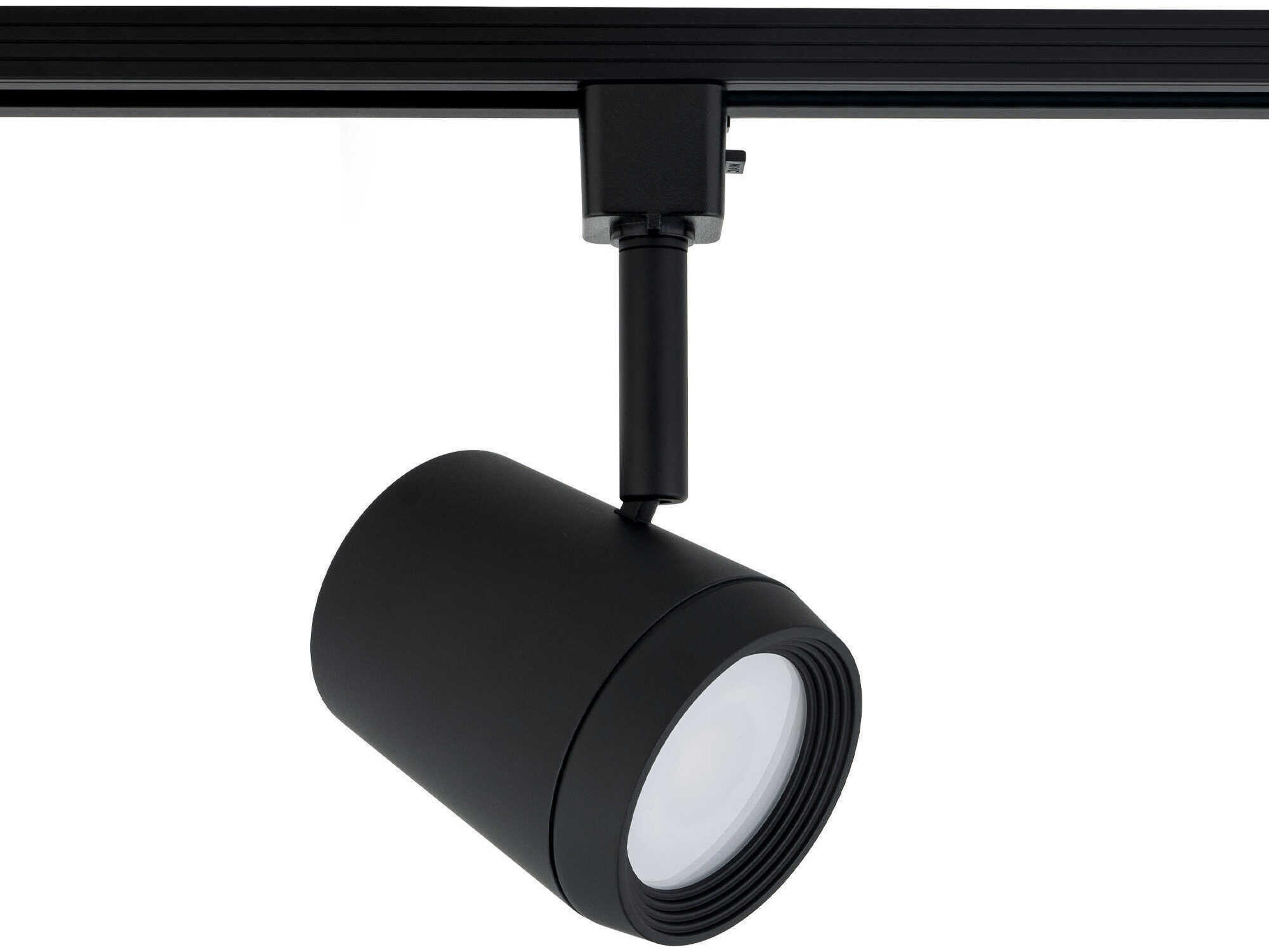 Ocularc 1-Light Black Cylinder Track Head