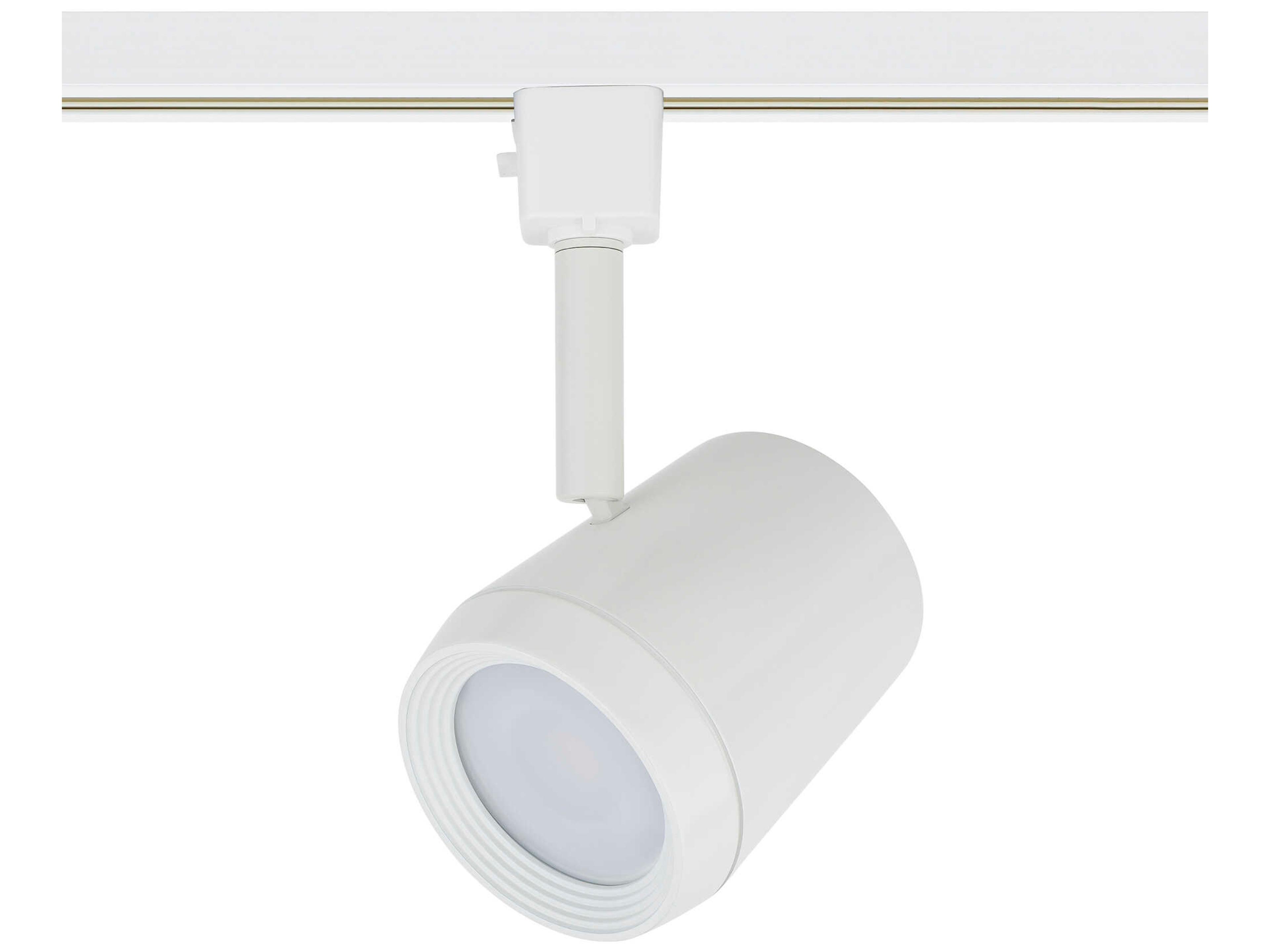 Ocularc 1-Light White Cylinder Track Head