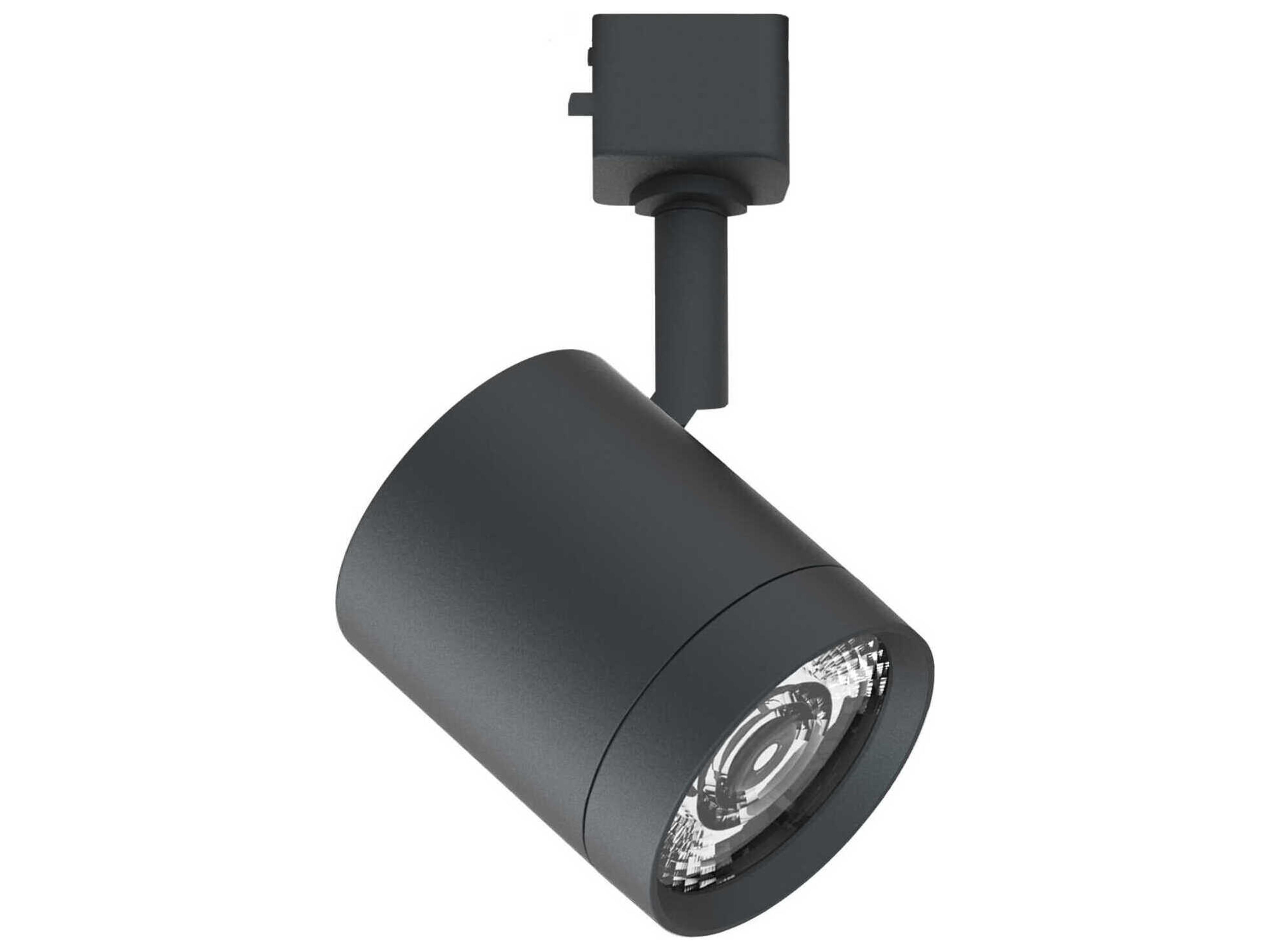 Charge 1-Light Dark Bronze Glass LED Cylinder Spot Light