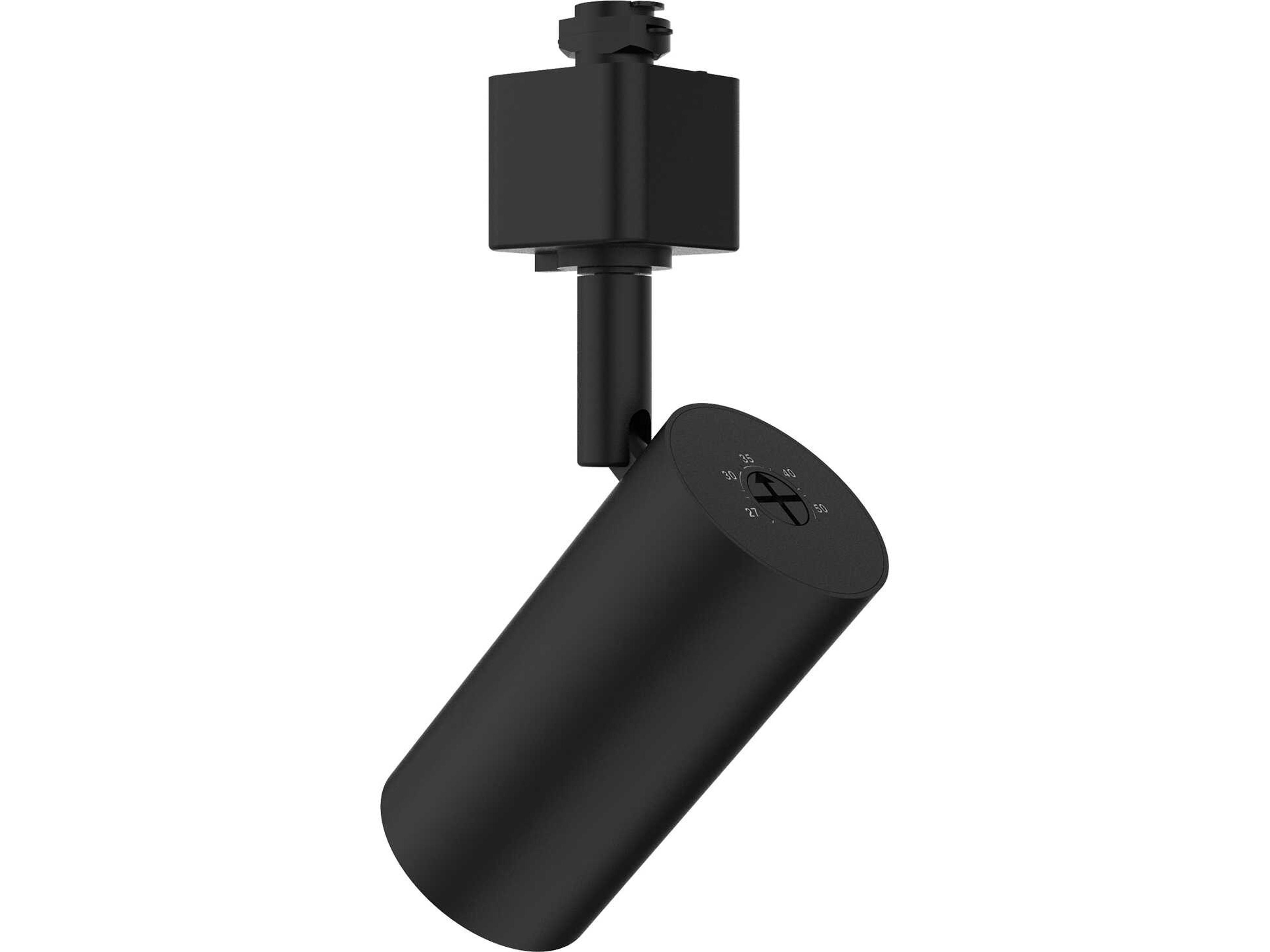 WAC Lighting Cyn 1-Light Black Cylinder Track Head