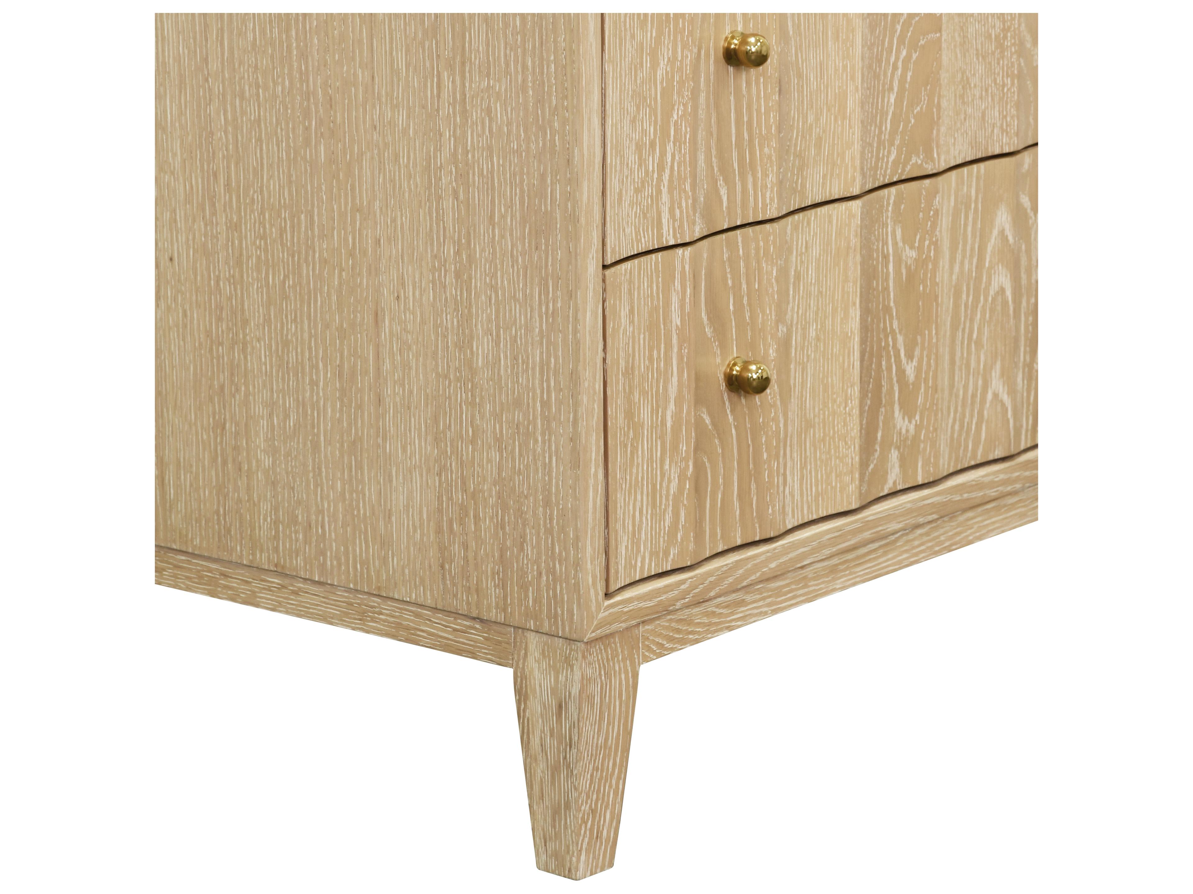 Worlds Away Rectangular Wood End Table