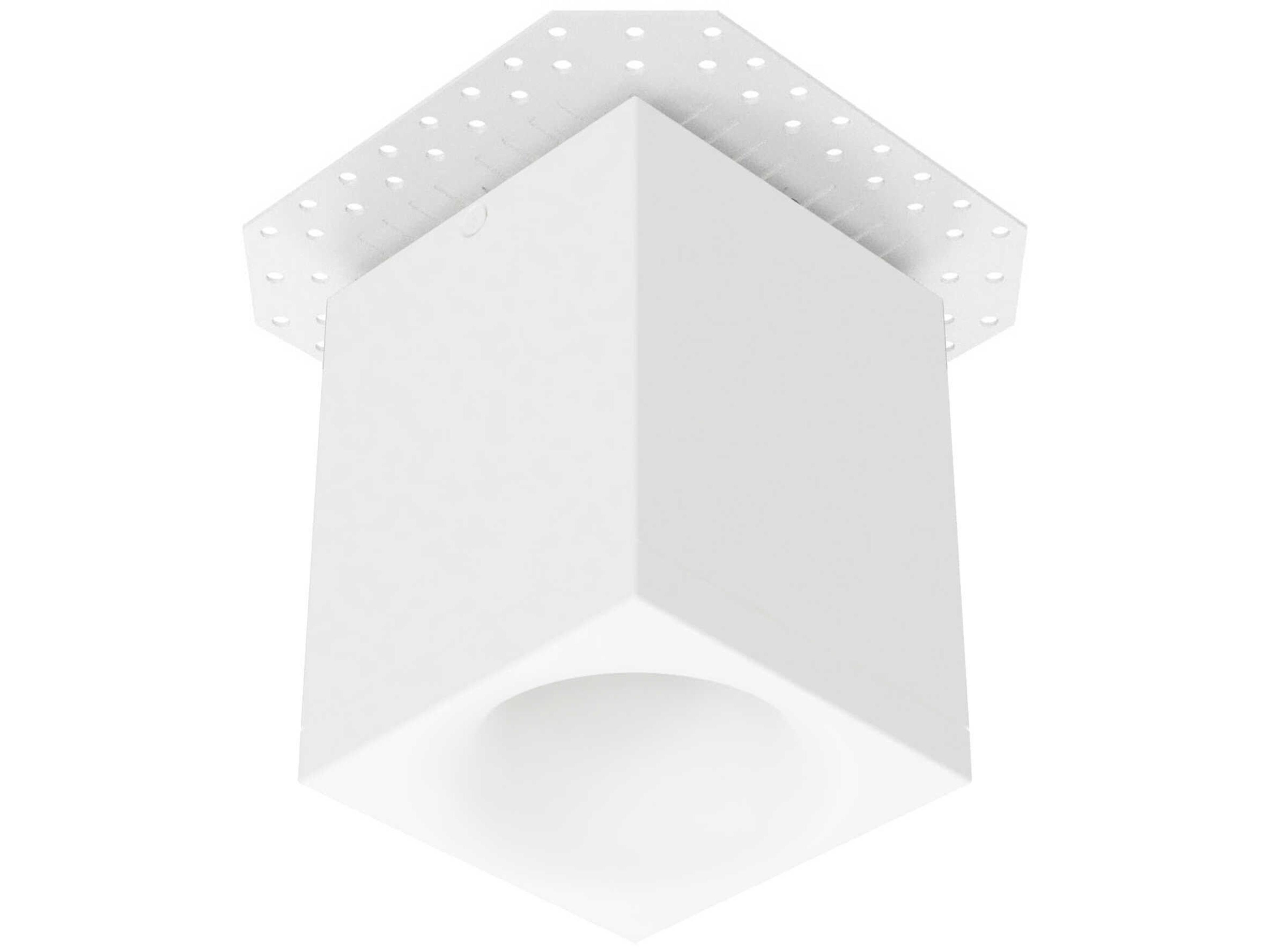 WAC Lighting Zoron Square 1-Light Trimless Outdoor Ceiling Light