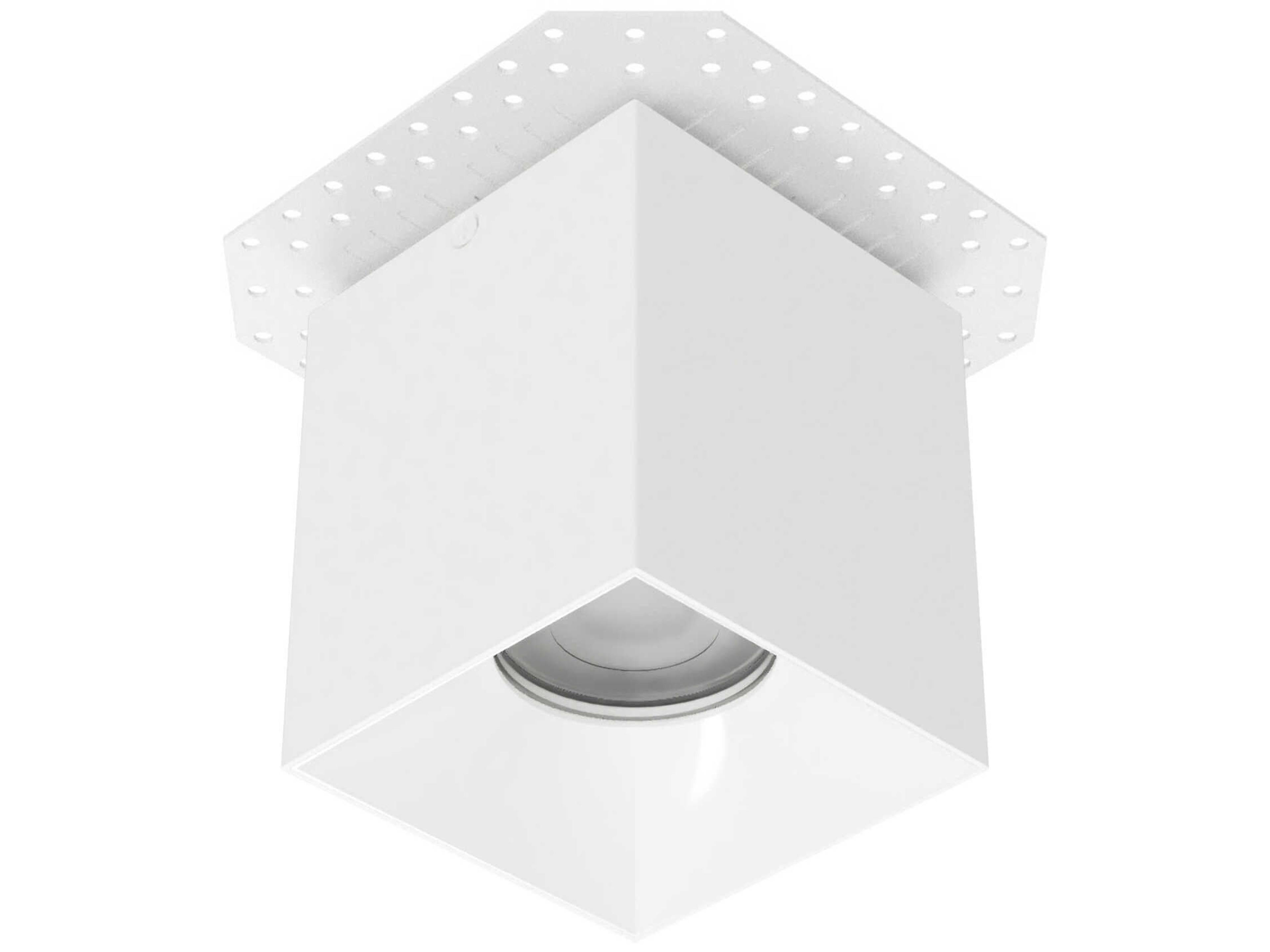 WAC Lighting Zoron Square 1-Light Trimless Outdoor Ceiling Light