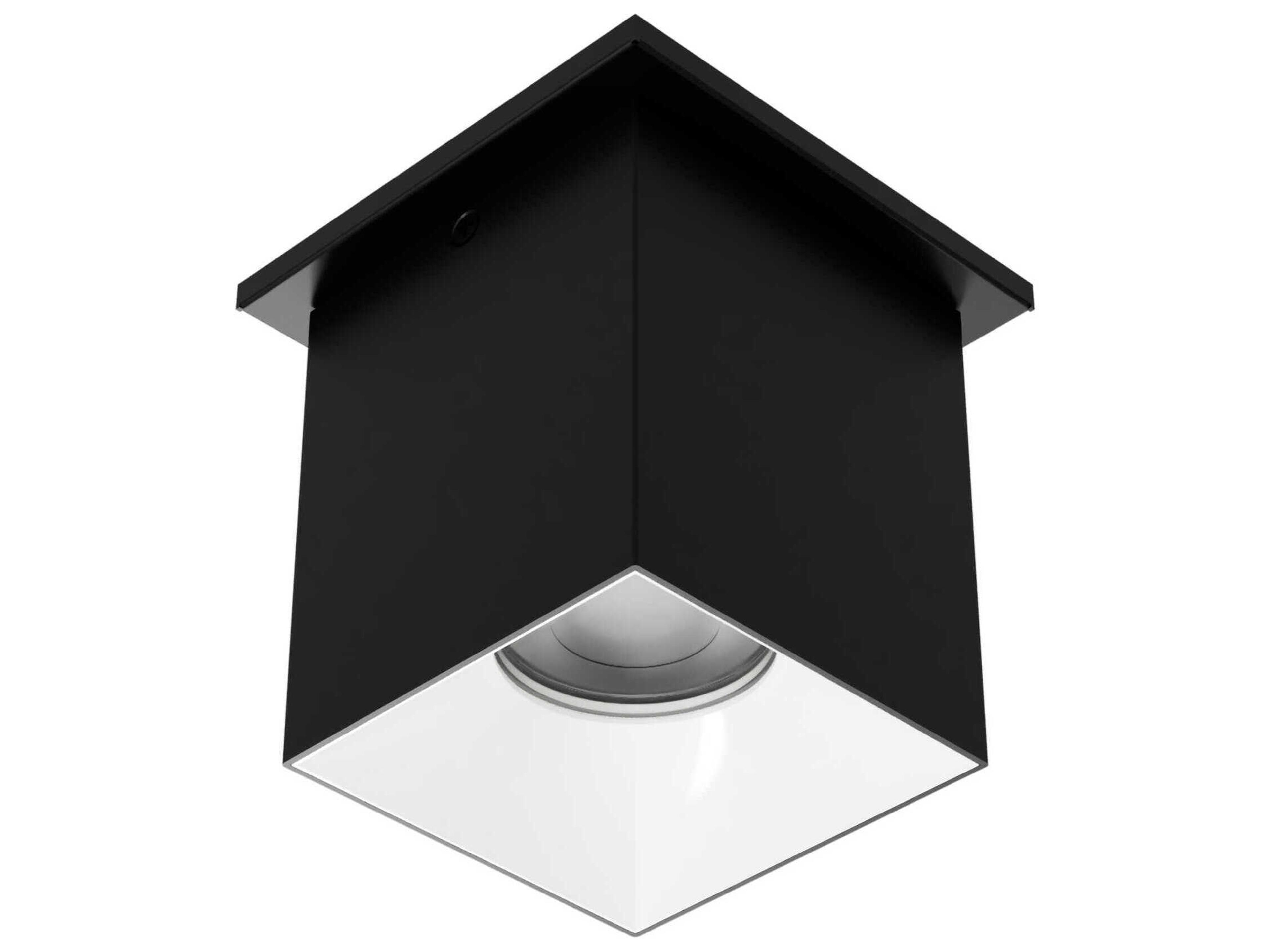 Zoron Square 1-Light Trimmed Outdoor Ceiling Light
