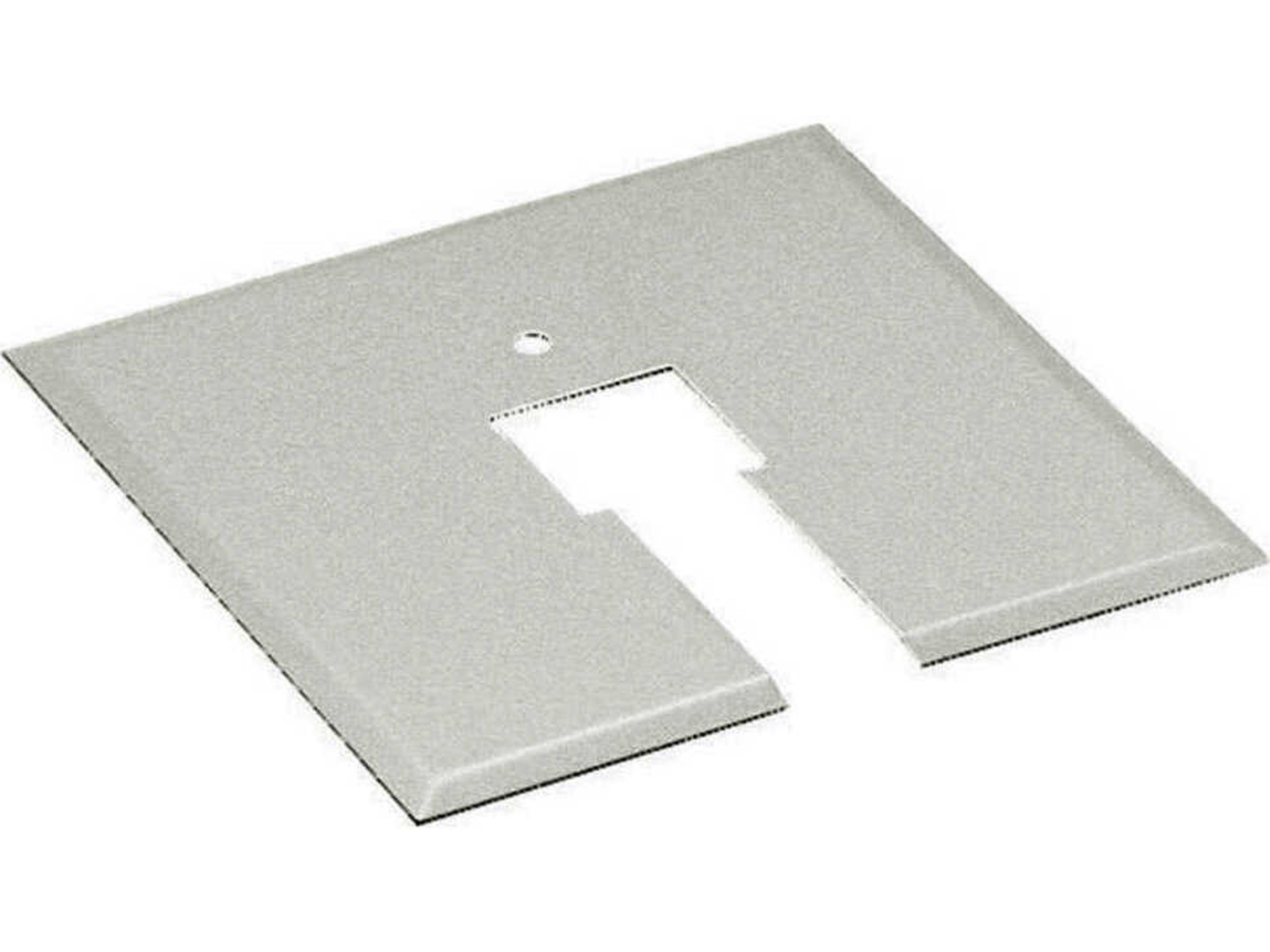 Brushed Nickel Canopy Plate for Junction Box