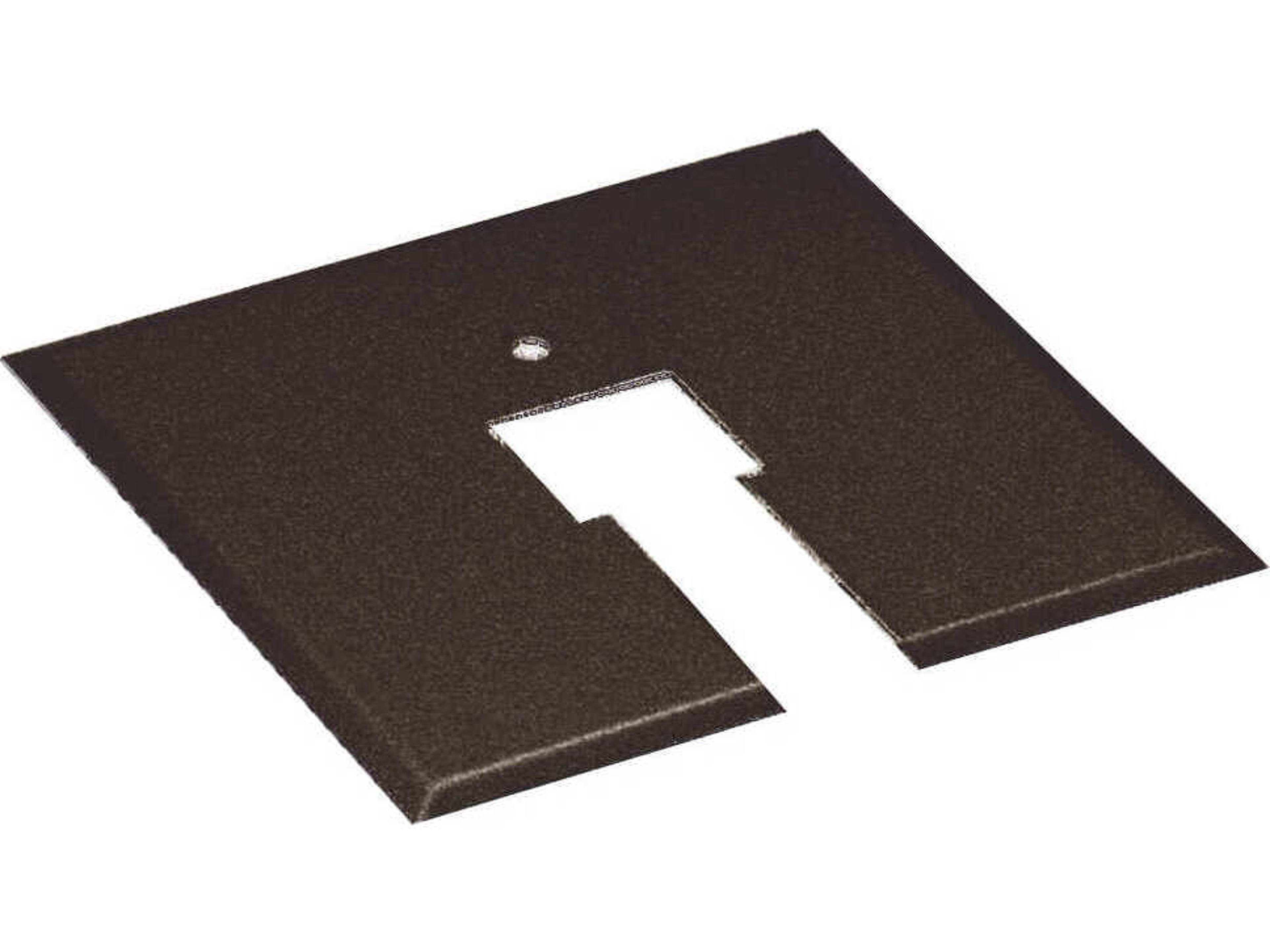 Dark Bronze Canopy Plate for 4in Junction Box