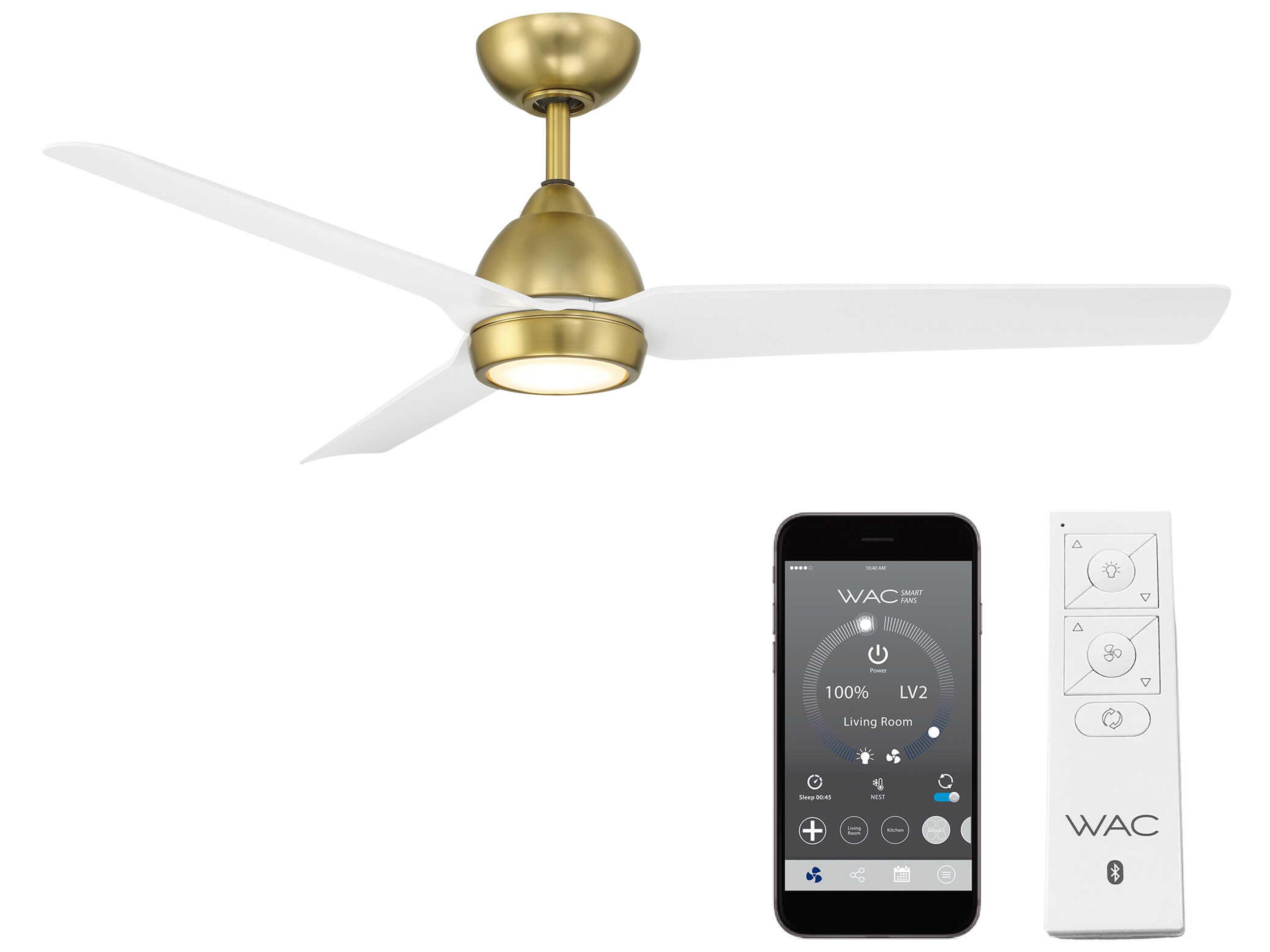 WAC Lighting Mocha 54" LED Ceiling Fan