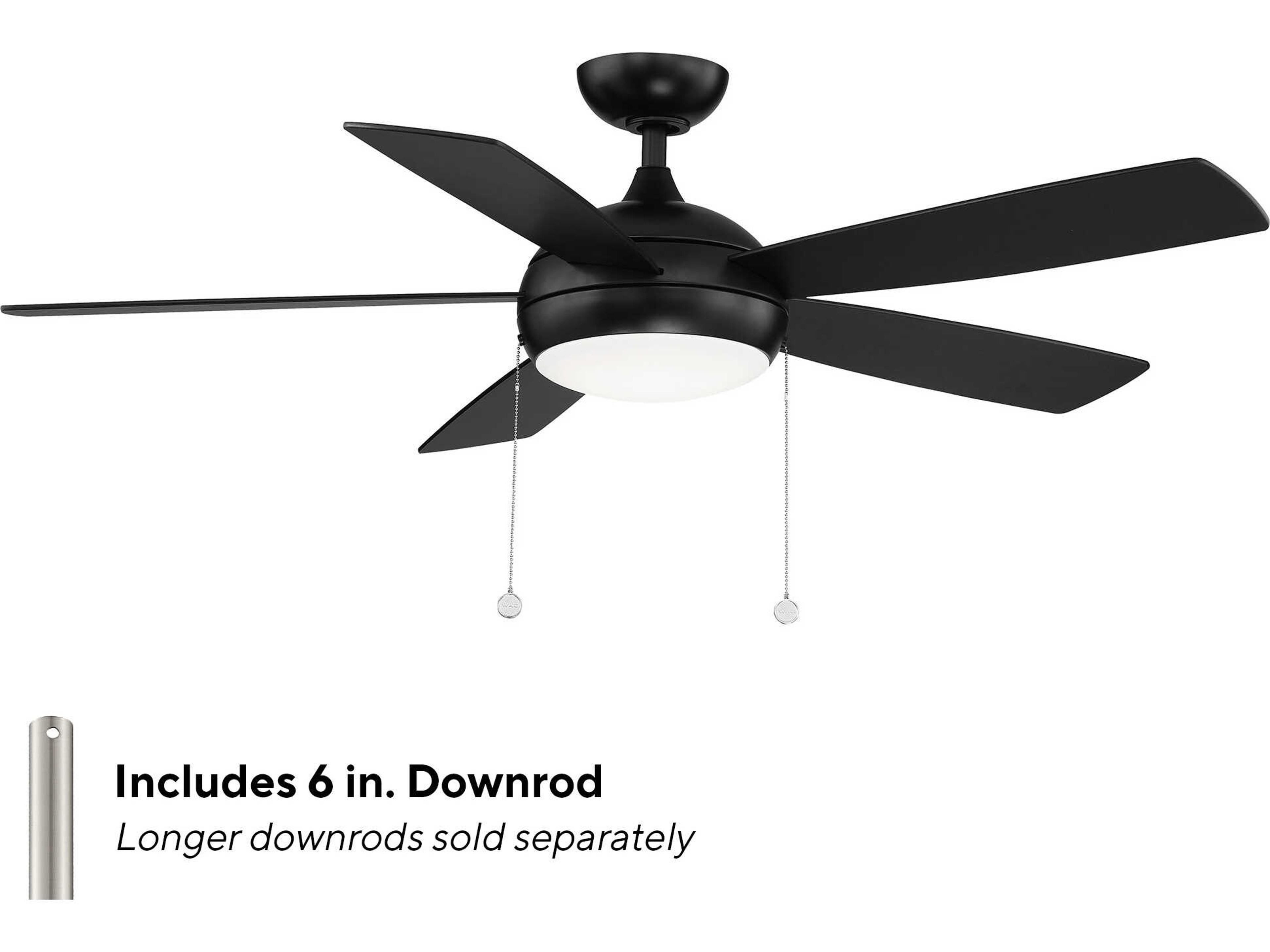 WAC Lighting Disc-II 52" LED Ceiling Fan