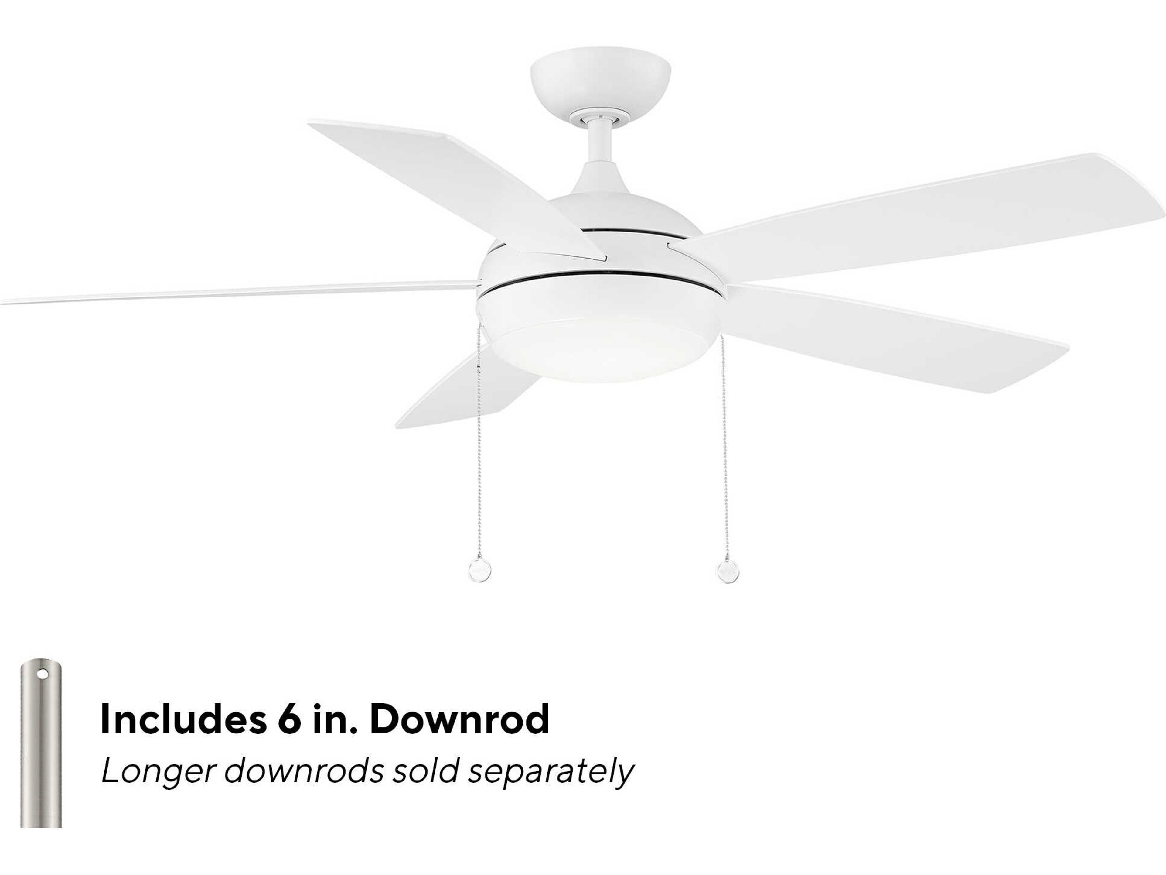 WAC Lighting Disc-II 52" LED Ceiling Fan