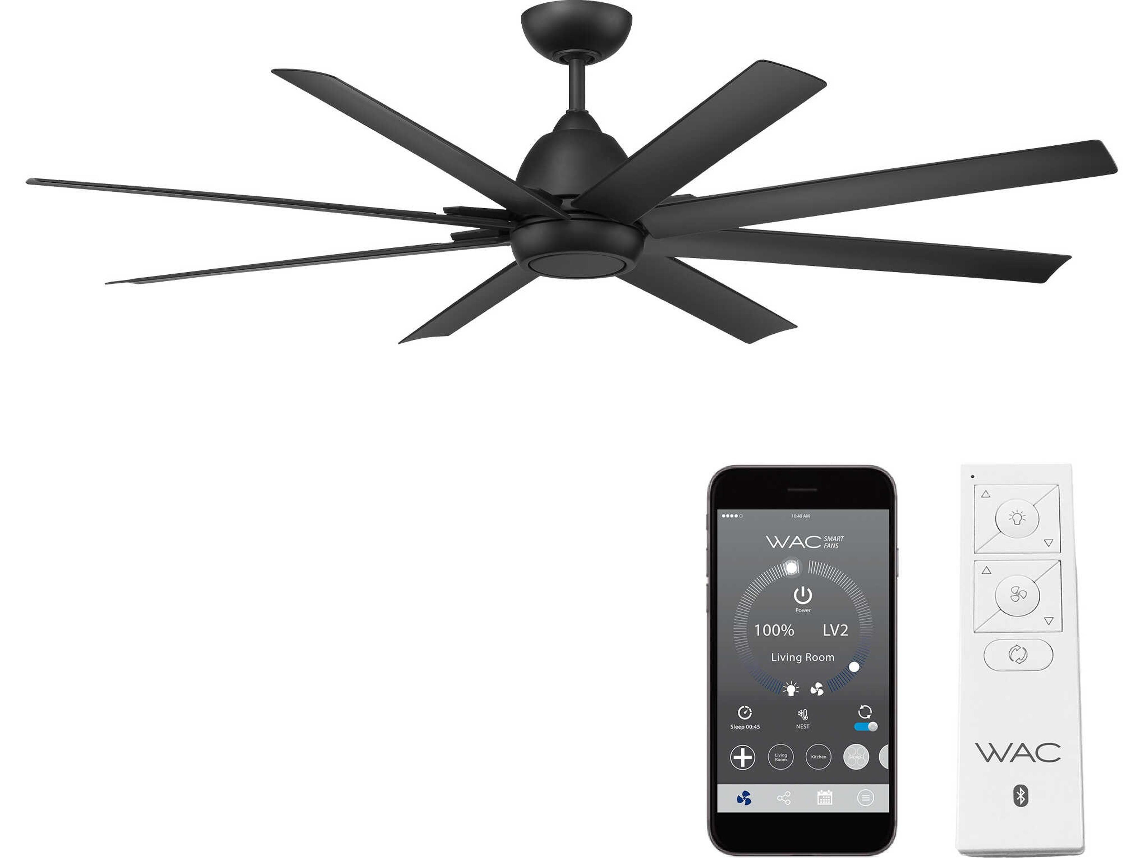 Mocha XL 66 Inch Smart Ceiling Fan