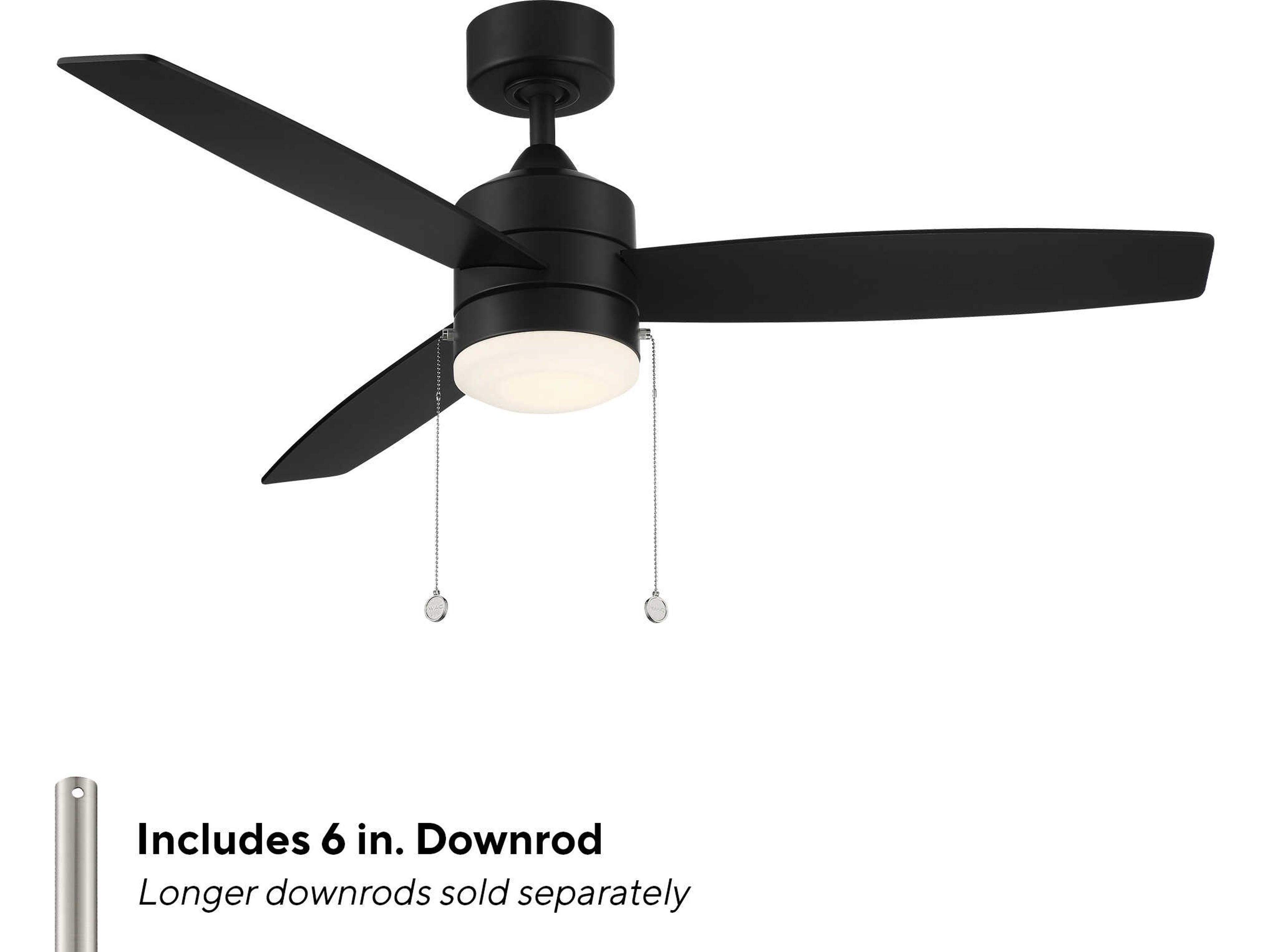 WAC Lighting Atlantis 52" LED Ceiling Fan