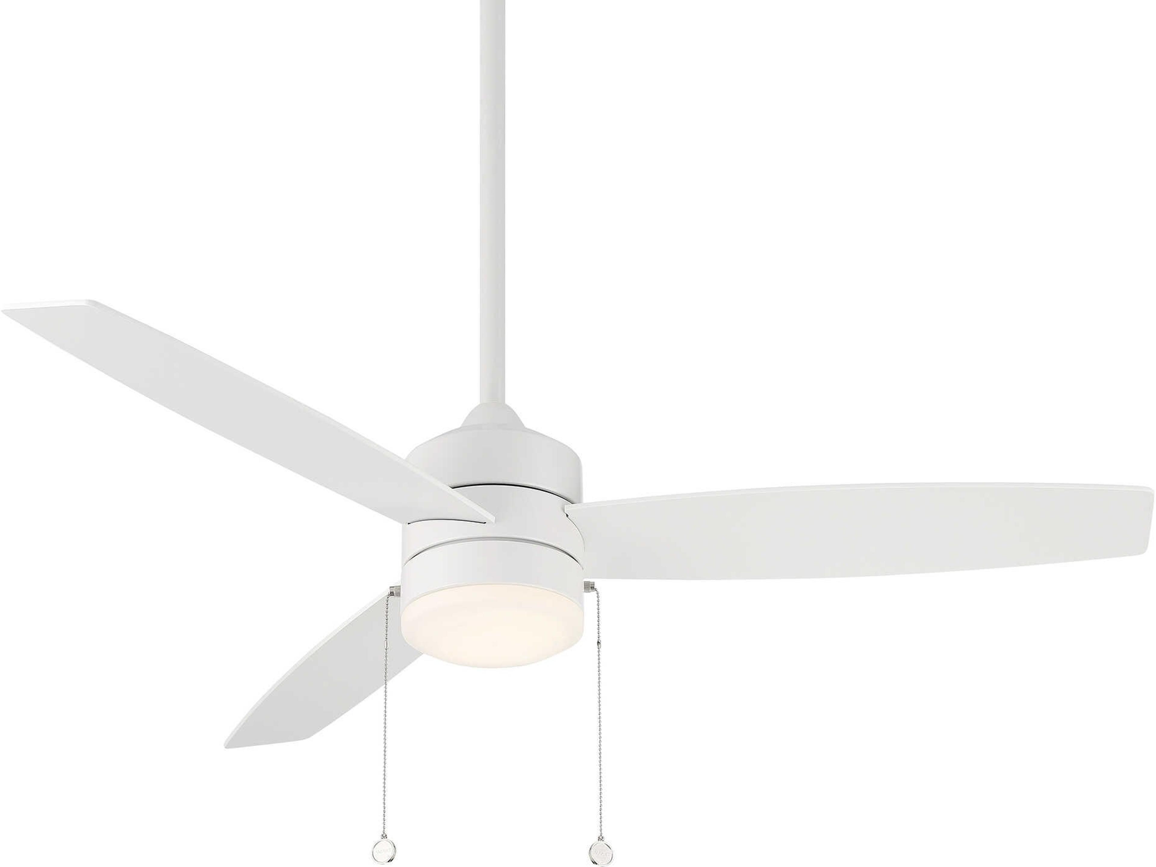 Atlantis 52 Inch LED Ceiling Fan in Matte White