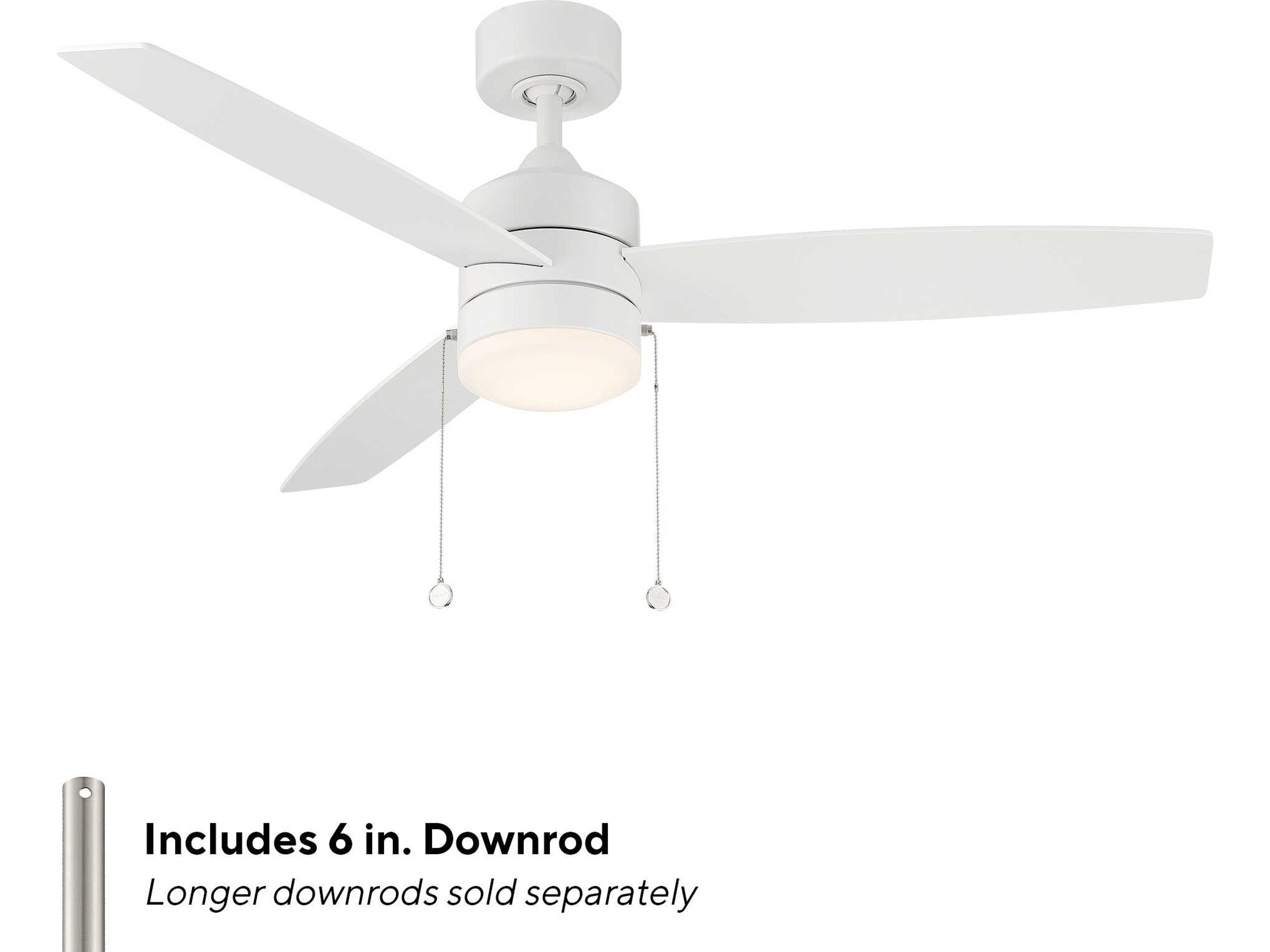 WAC Lighting Atlantis 52" LED Ceiling Fan