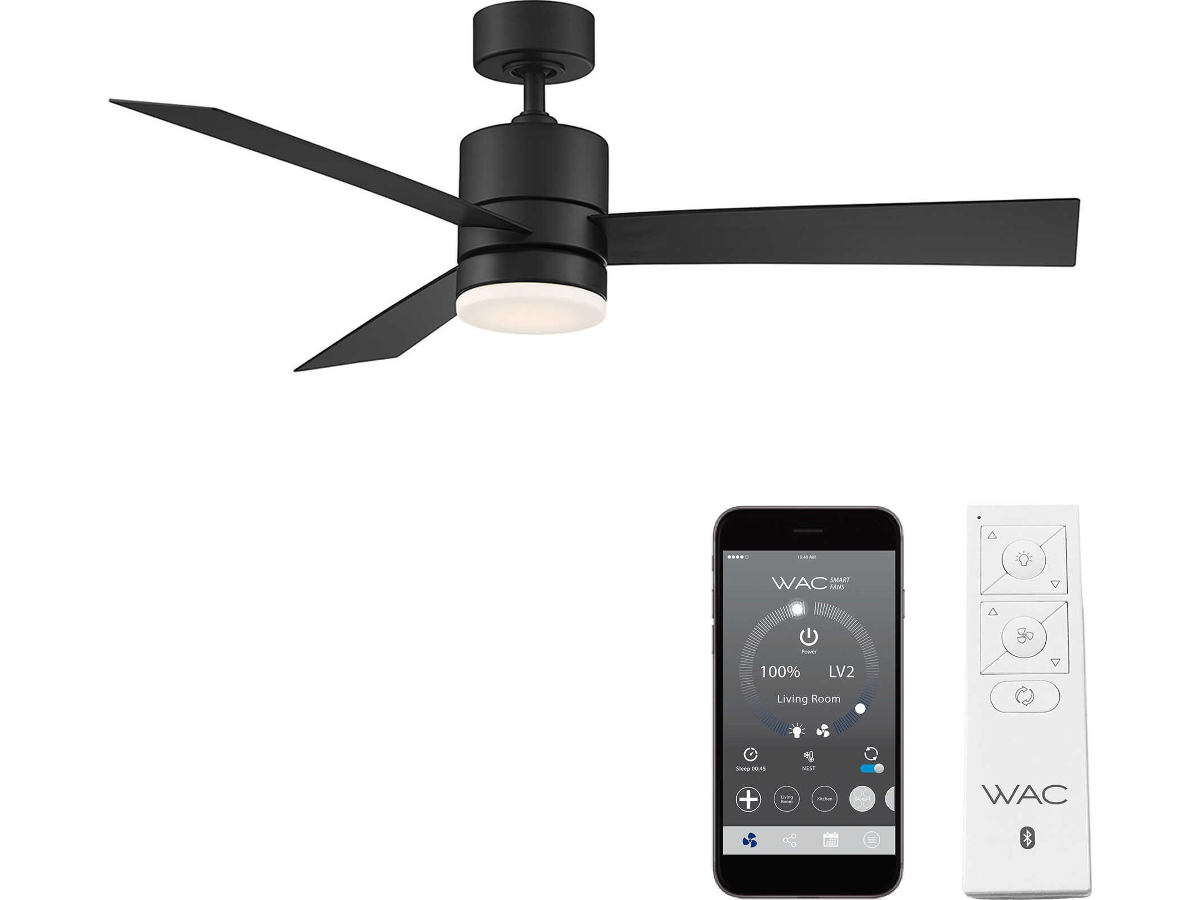 San Francisco 52 Inch Smart Ceiling Fan with LED Light