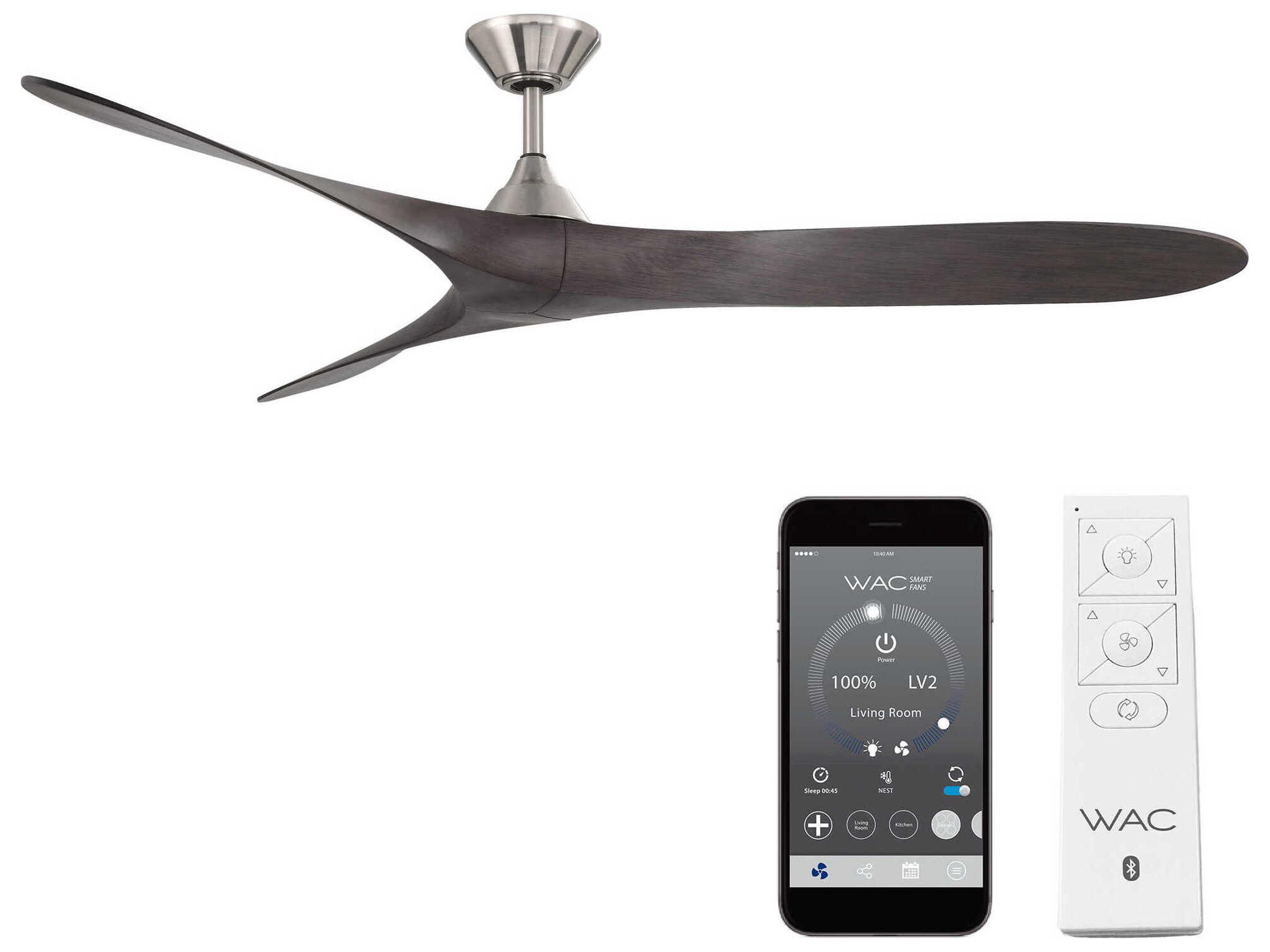 WAC Lighting Malibu 70" Ceiling Fan