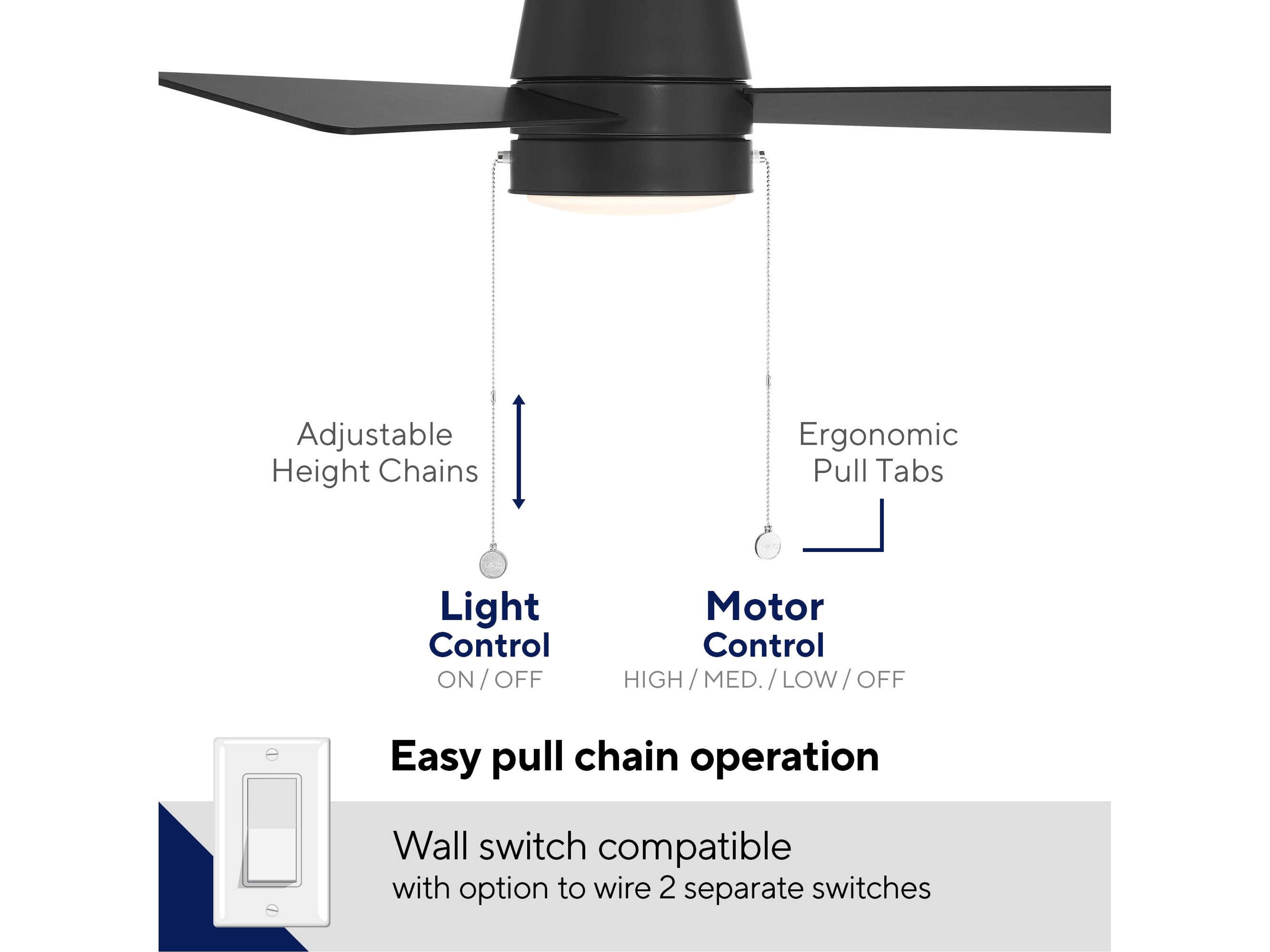 WAC Lighting Hug 44" Ceiling Fan