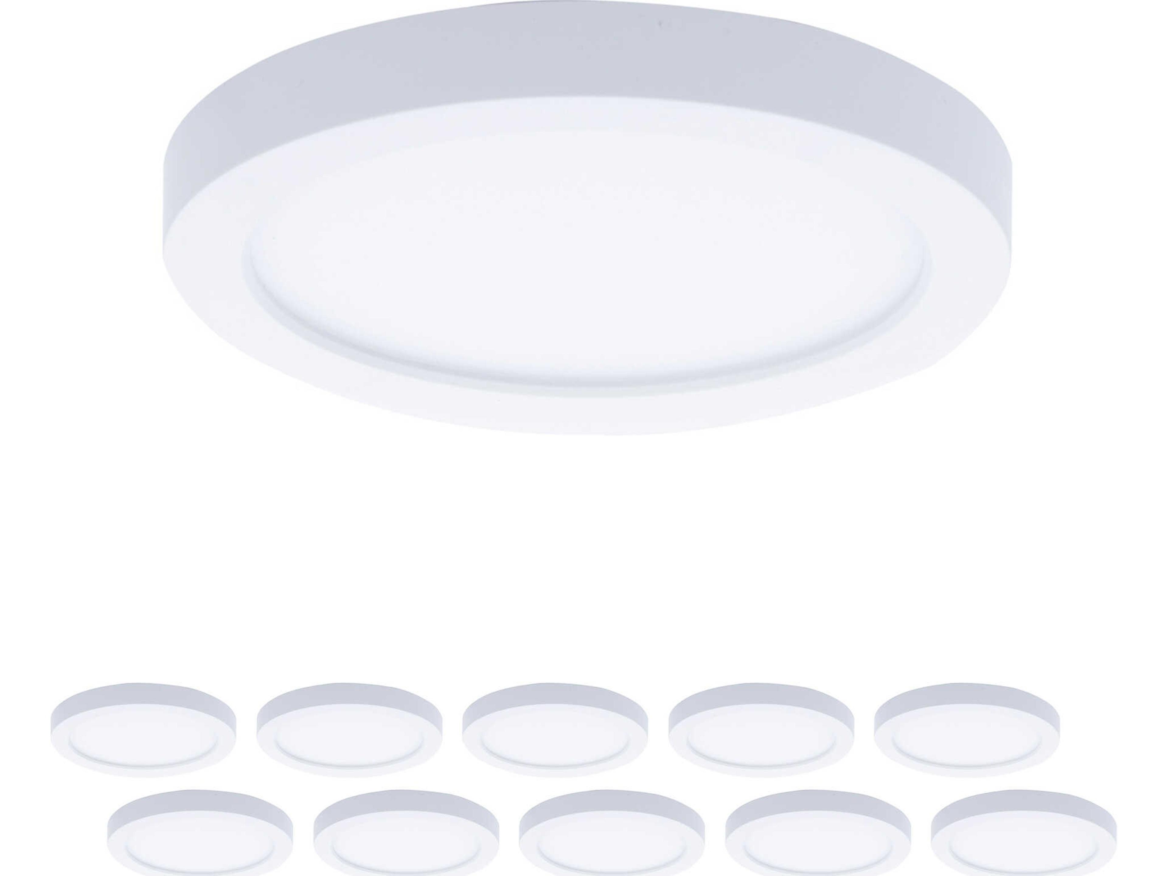 Round LED Flush Mount Modern Low Profile Light