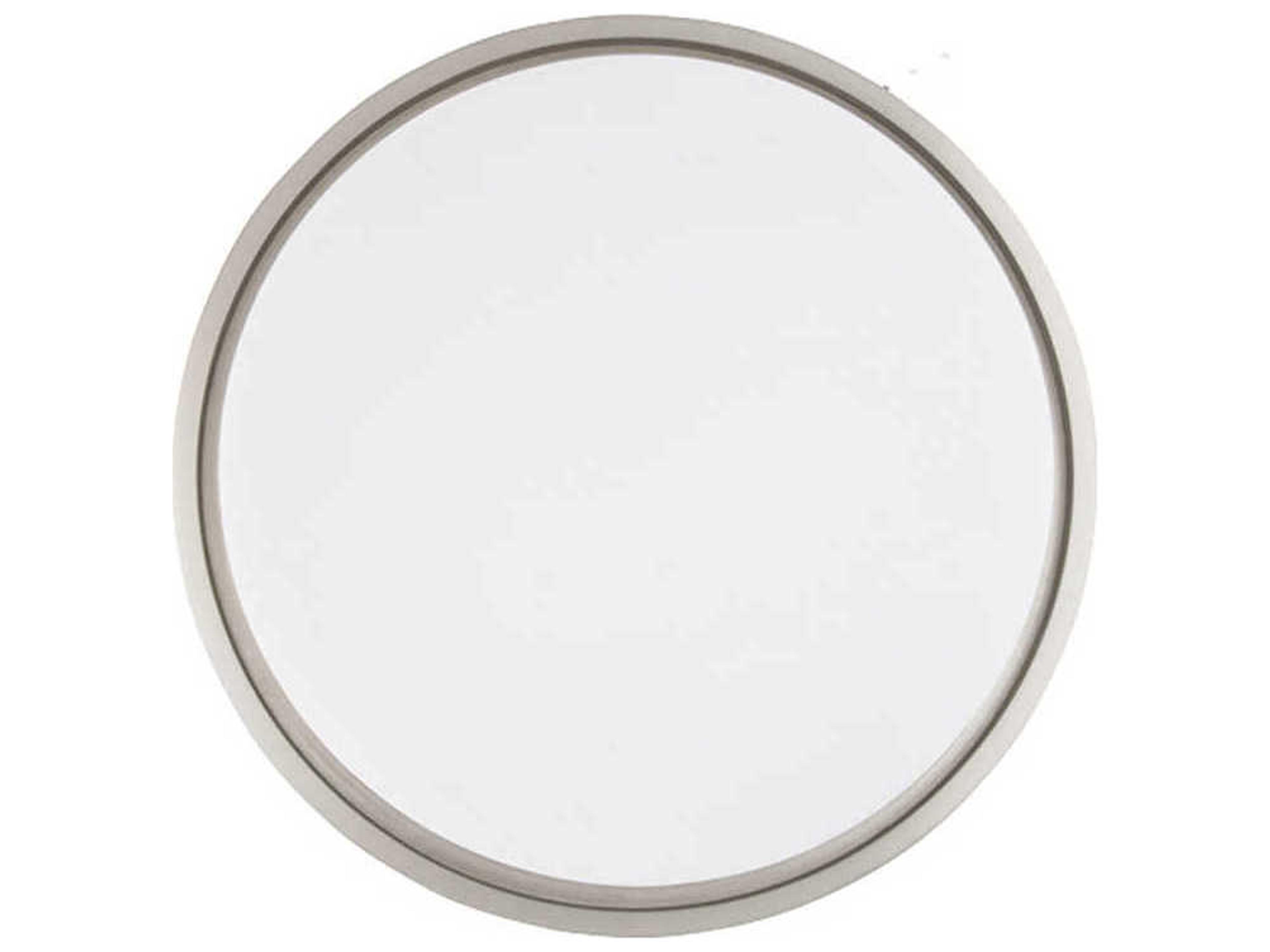 WAC Lighting Lithium 1-Light Brushed Nickel LED Round Flush Mount