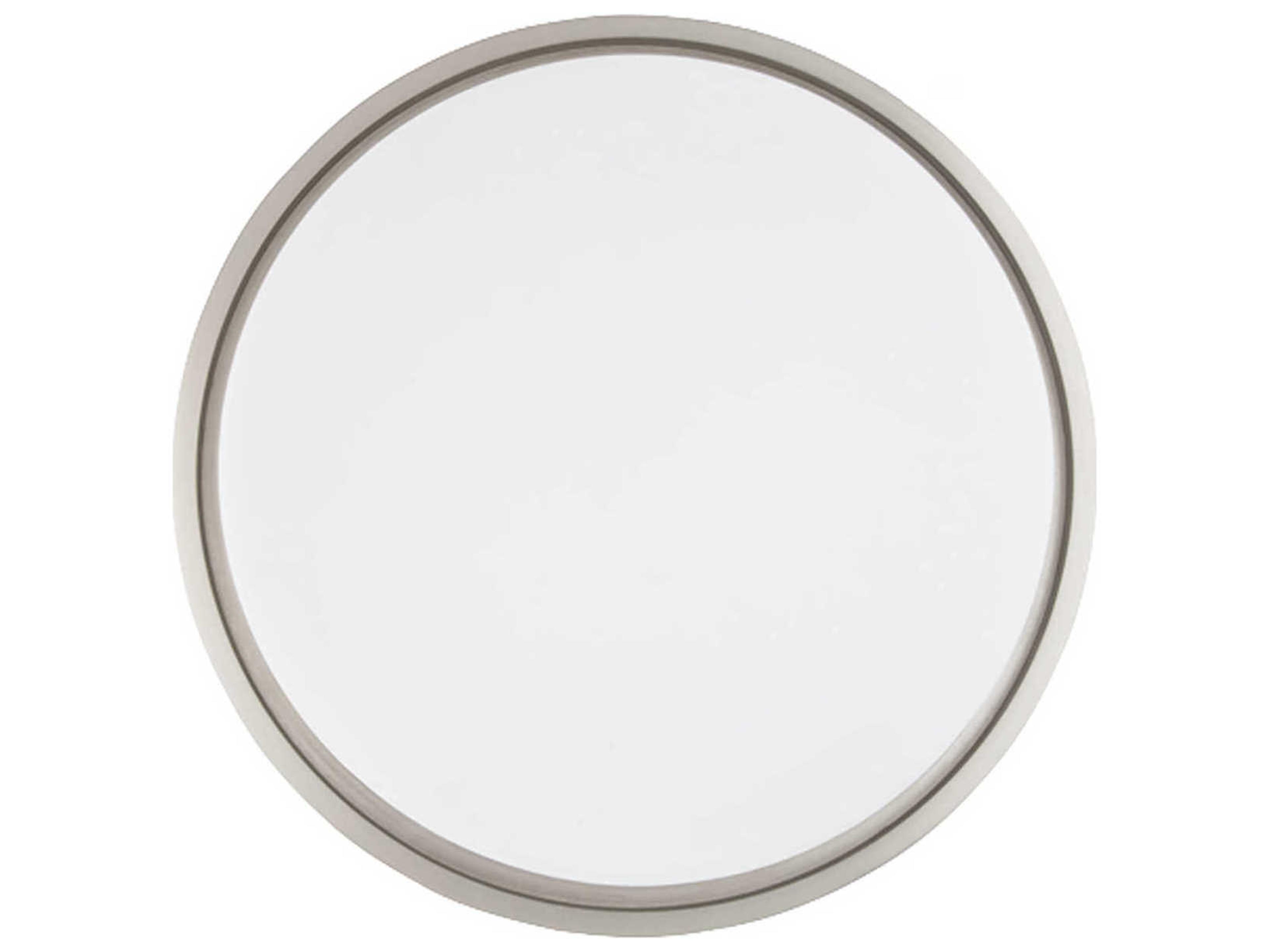 WAC Lighting Lithium 1-Light Brushed Nickel LED Round Flush Mount