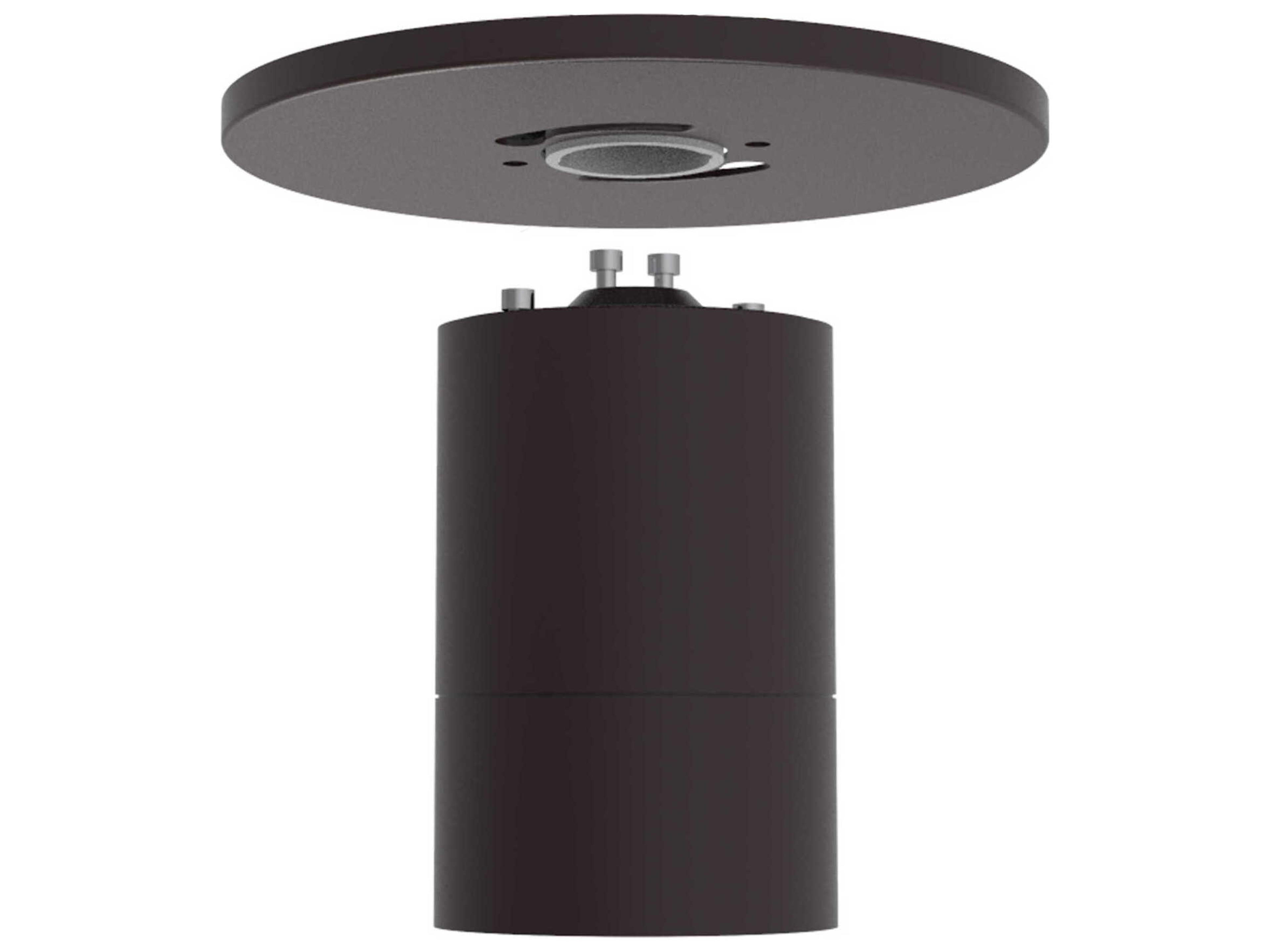 WAC Lighting Twist-N-Lite 1-Light Black Flush Mount