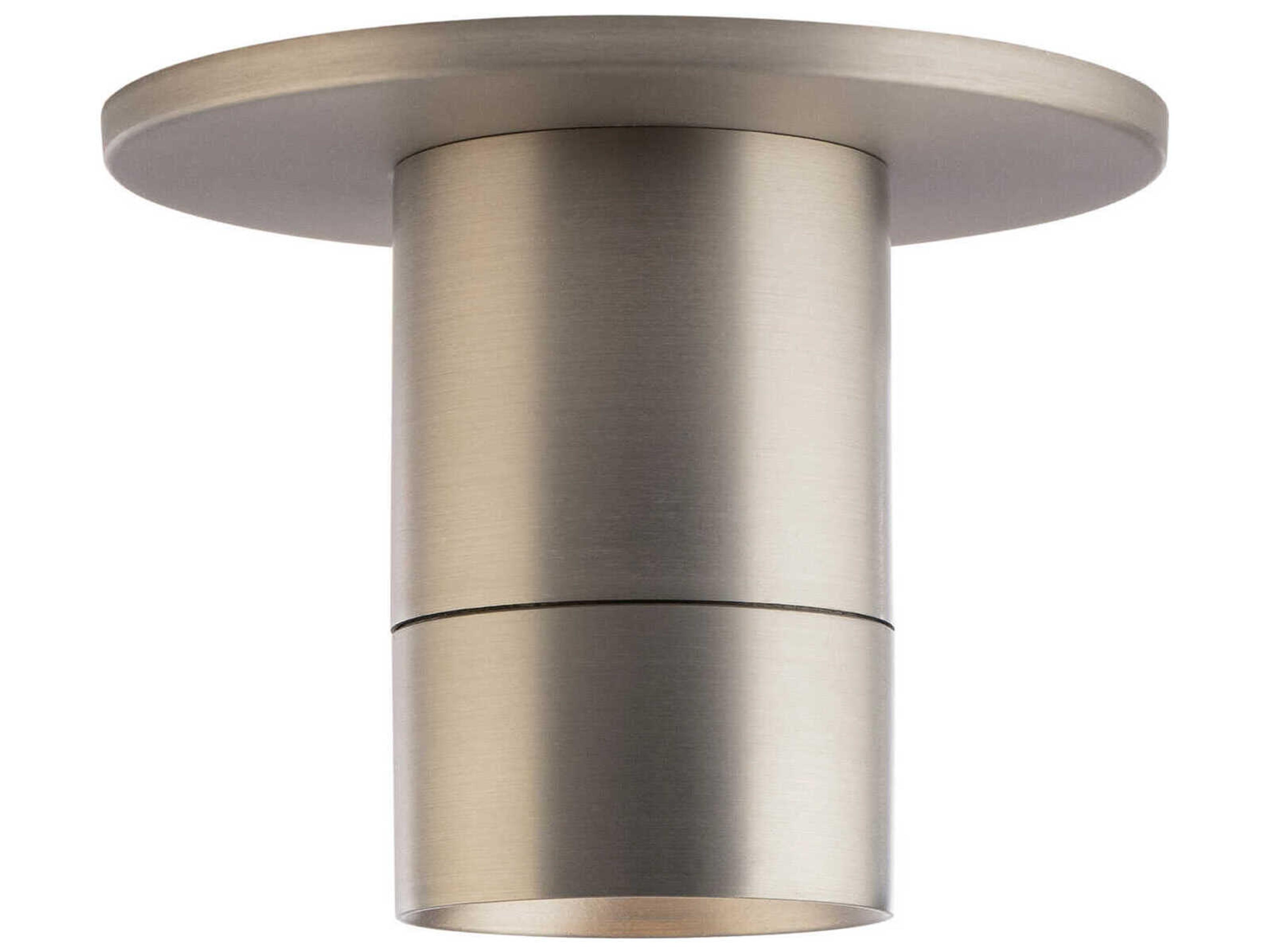 WAC Lighting Twist-N-Lite 1-Light Brushed Nickel Flush Mount
