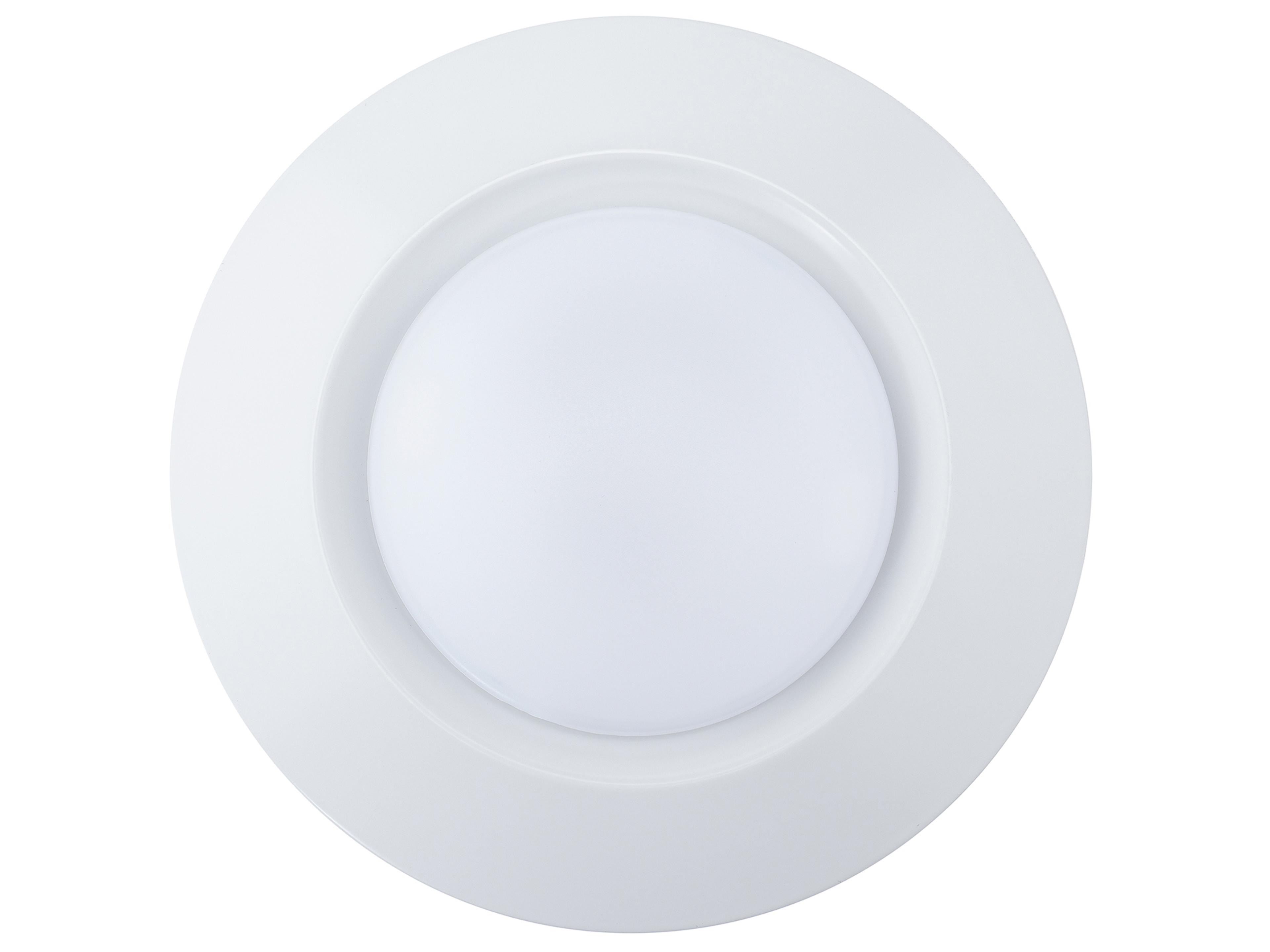 WAC Lighting I Cant Believe Its Not Recessed 1-Light White Round Flush Mount