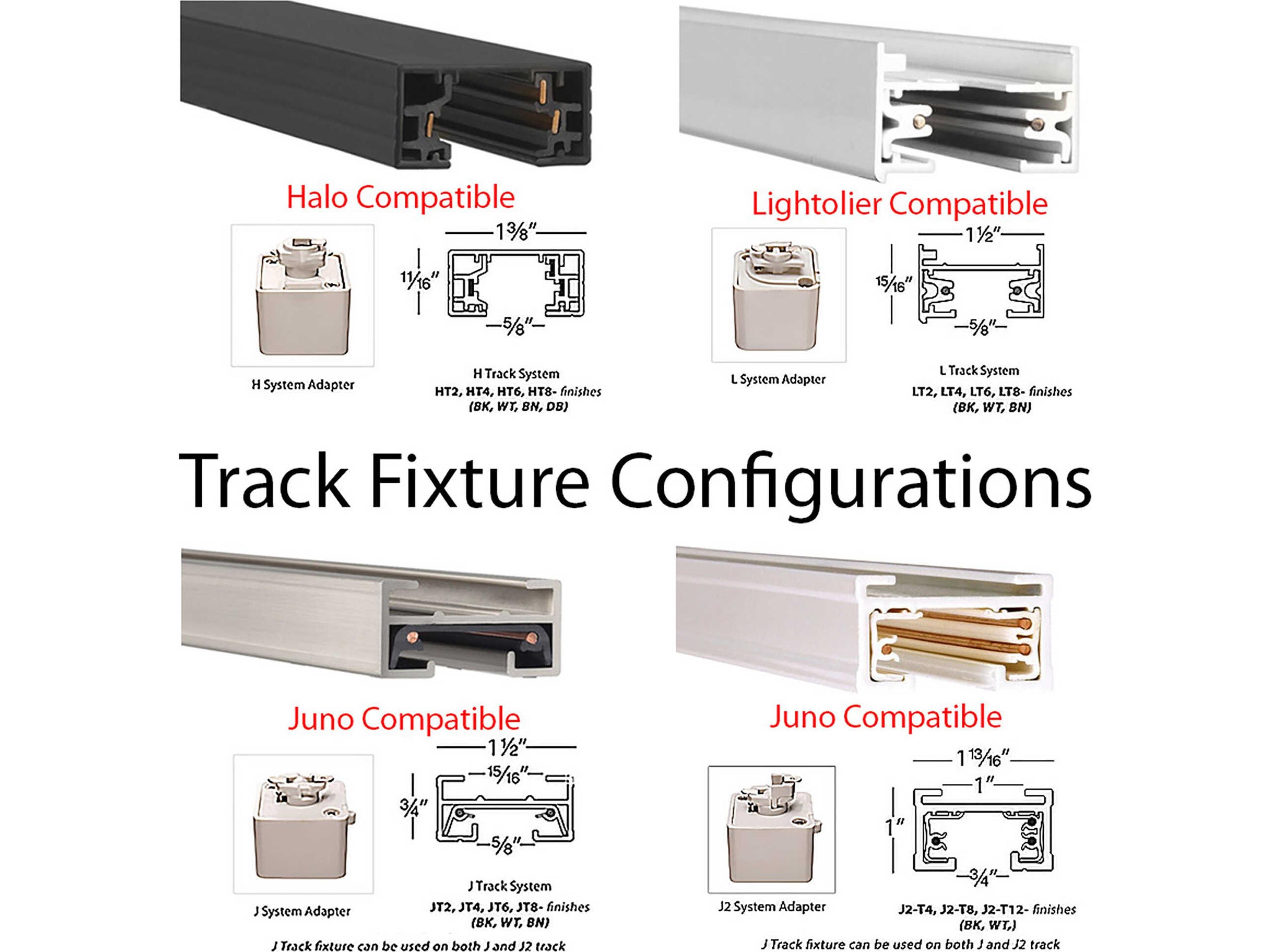 WAC Lighting Track White LED Cylinder & Rail Light