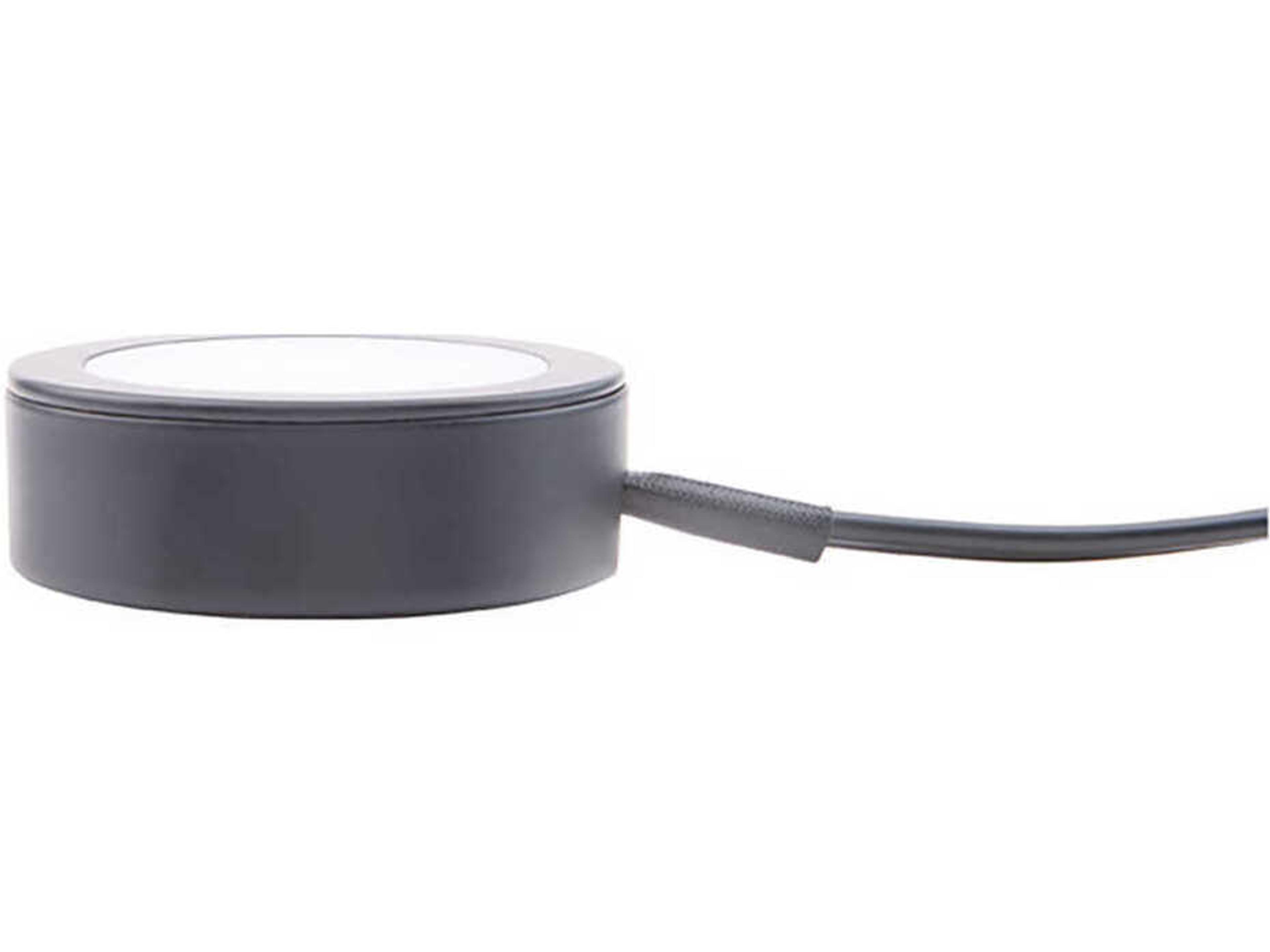 WAC Lighting Line Voltage Puck with Single 6" Lead Wire and 6ft Power Cord with Roll Switch