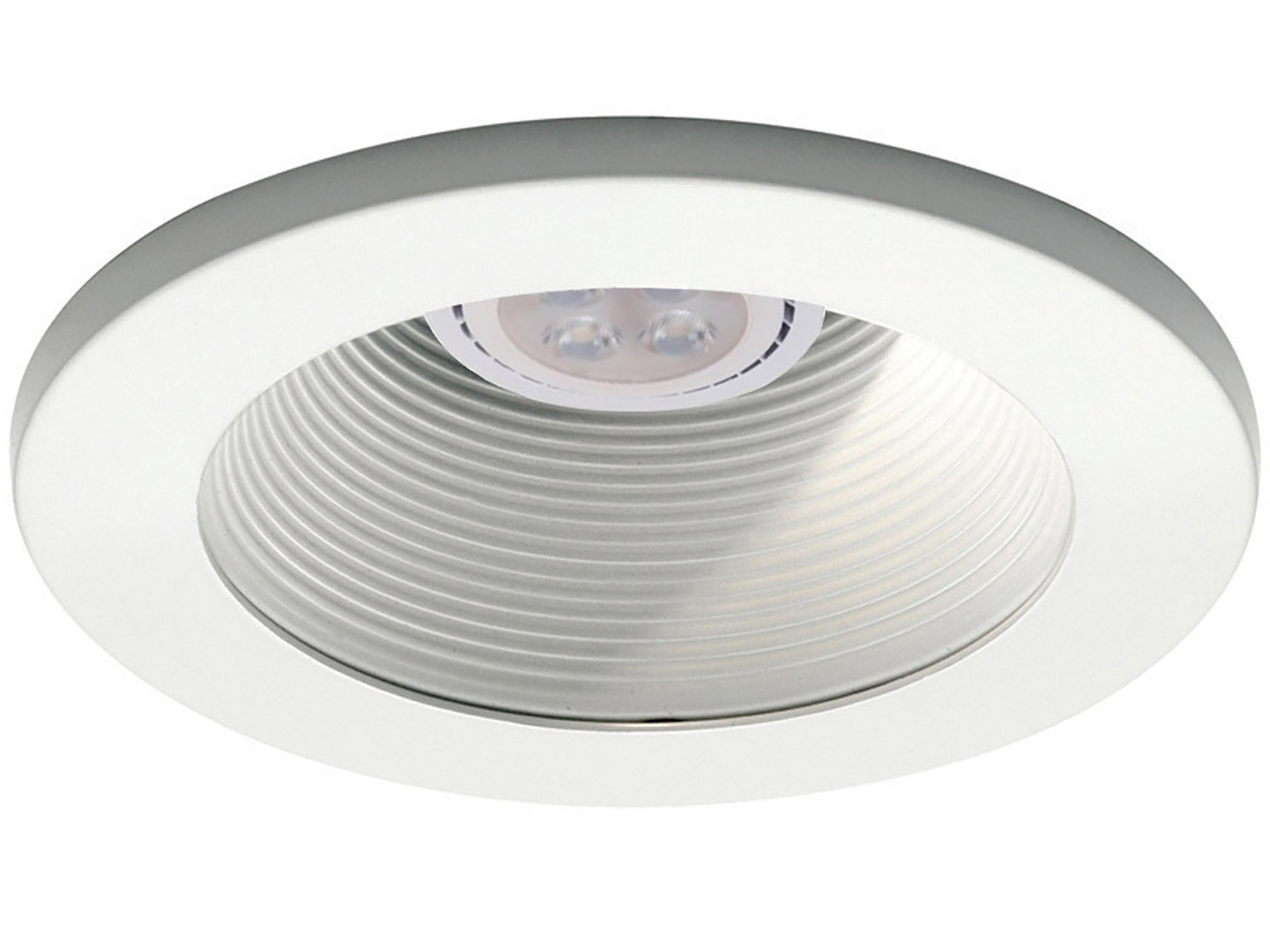 4-Inch Round Baffle LED Recessed Downlight Trim Adjustable