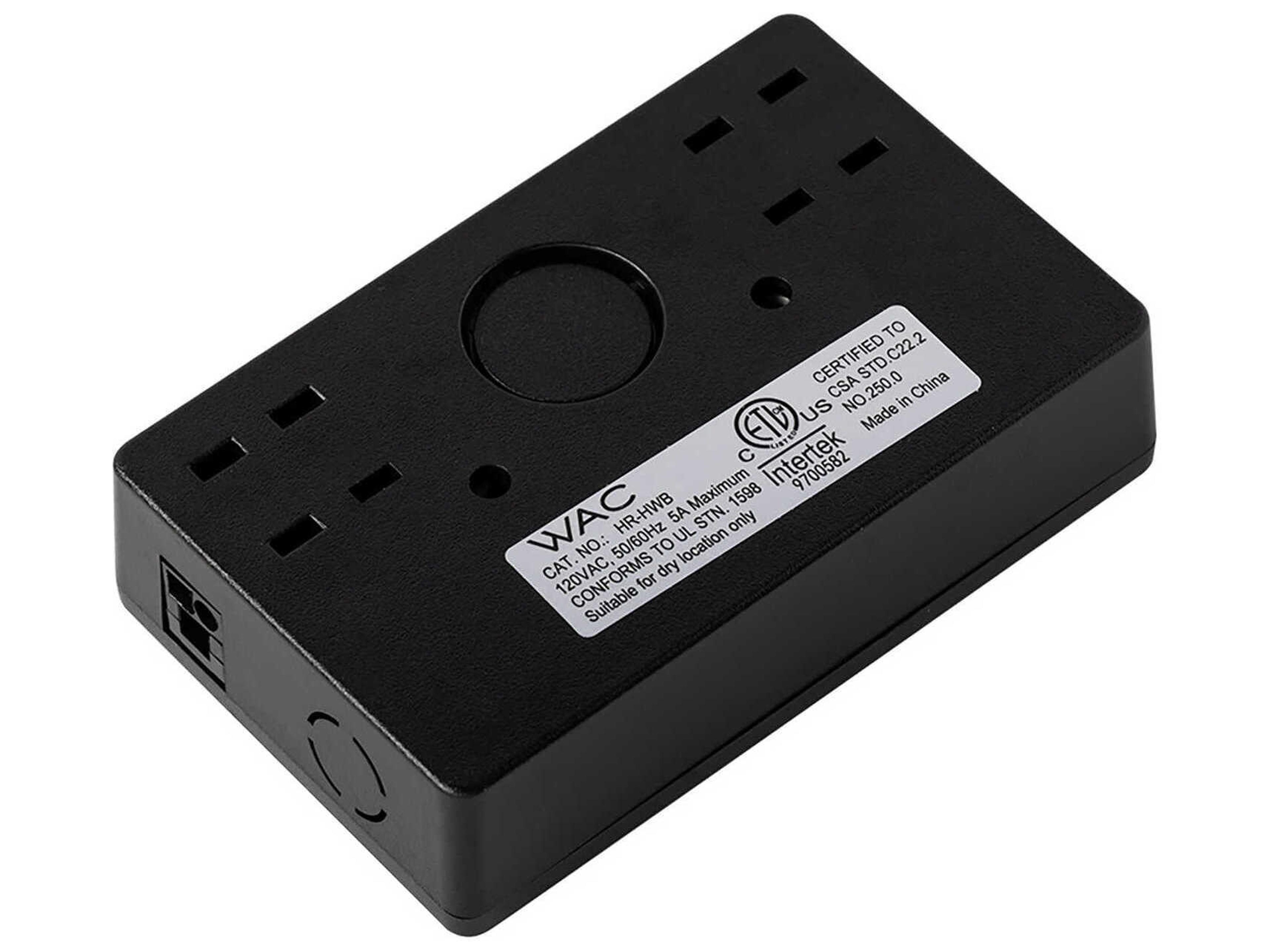 WAC Lighting Line Voltage Puck Hardwired Box with On/Off Switch