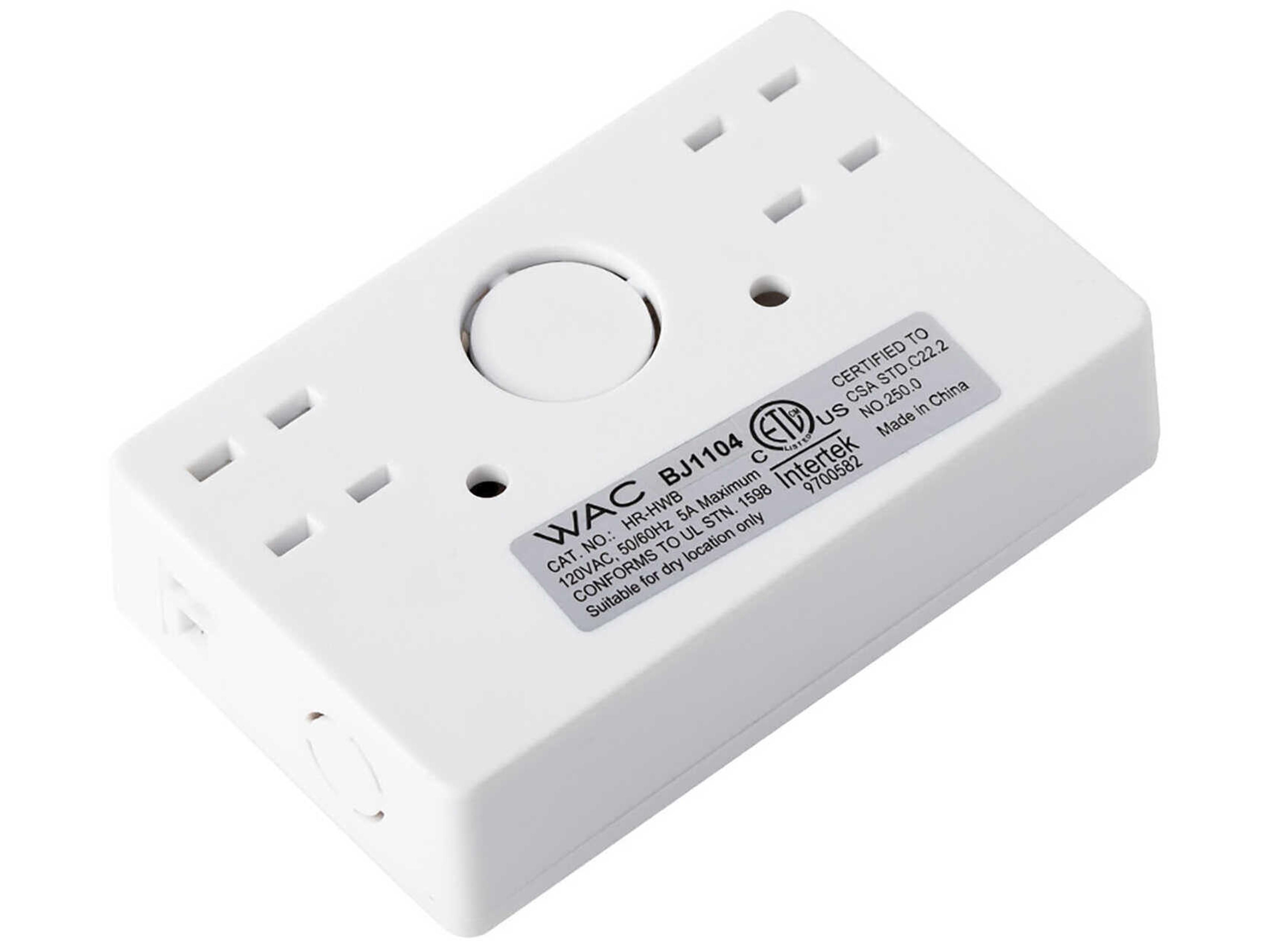 WAC Lighting Line Voltage Puck Hardwired Box with On/Off Switch