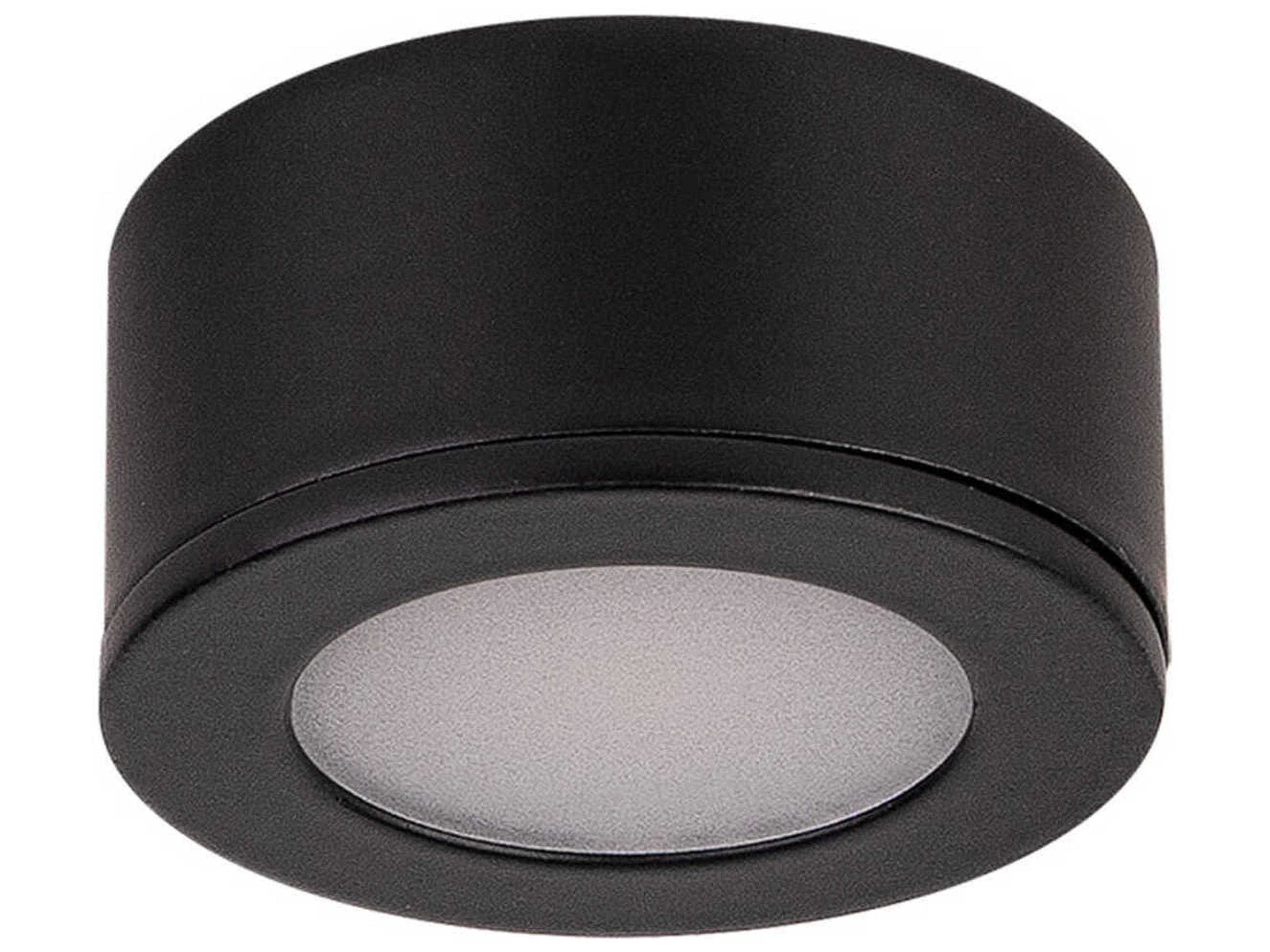 Mini Puck Light Black LED Task Light