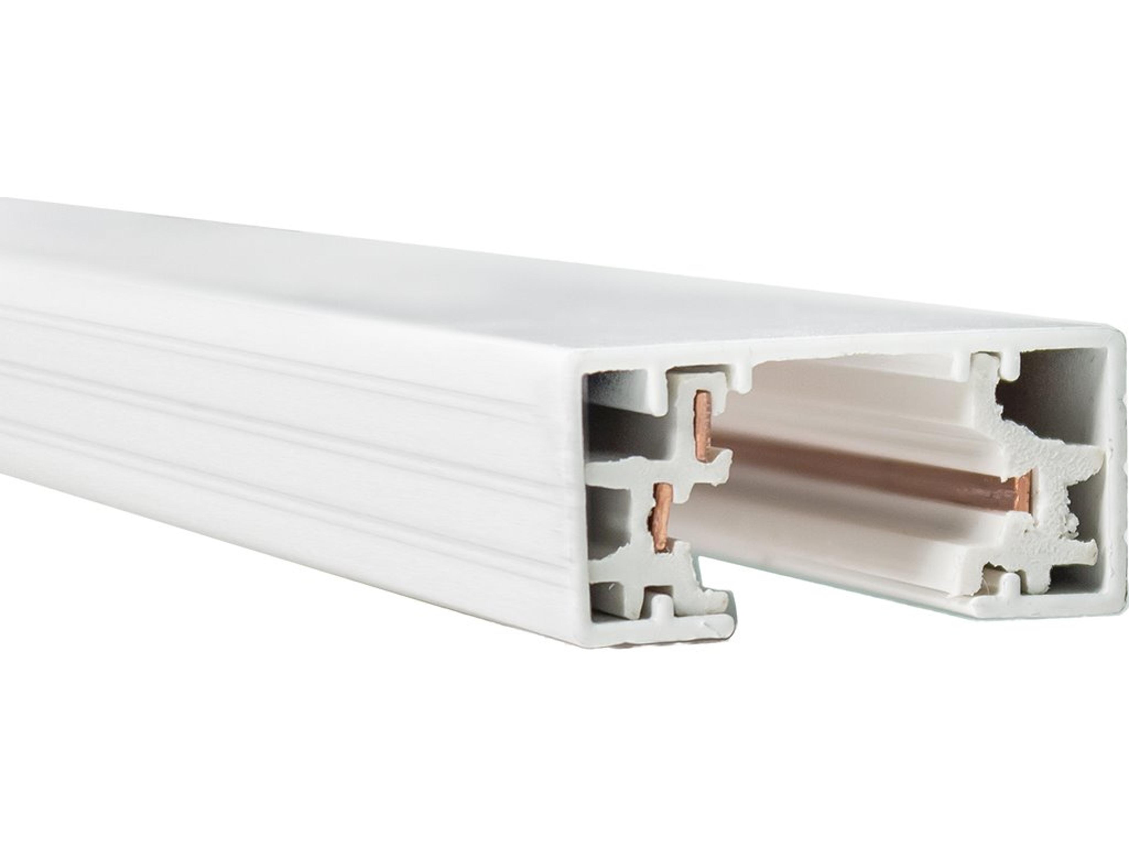 WAC Lighting H Track 24" Single Circuit with Two Endcaps