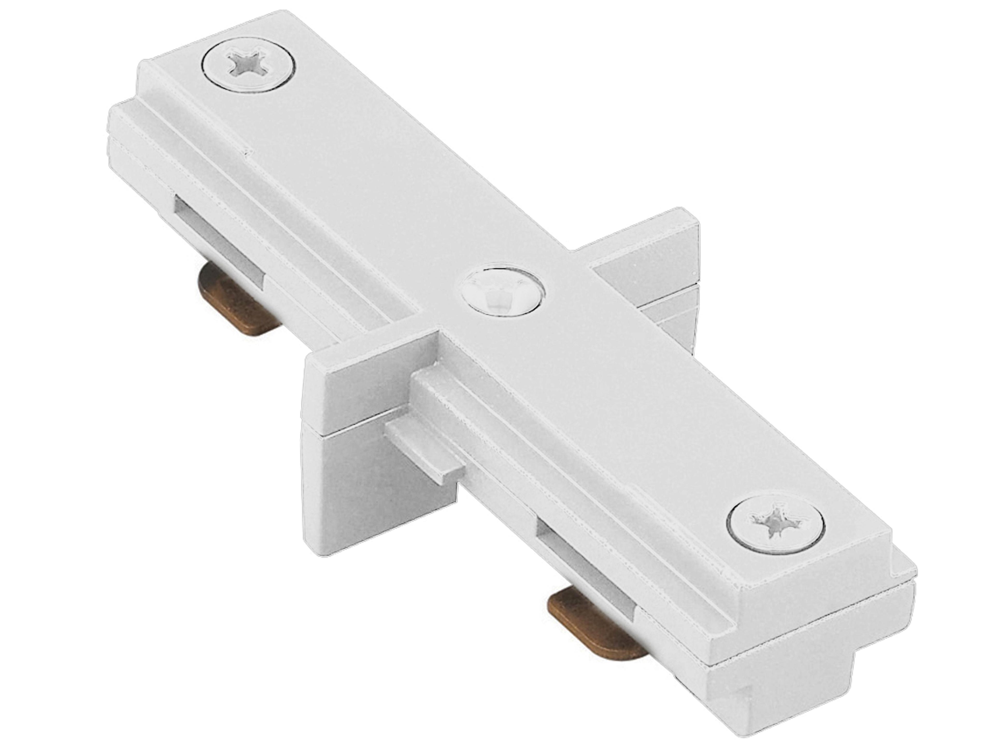 White Dead End I Connector for J-Track