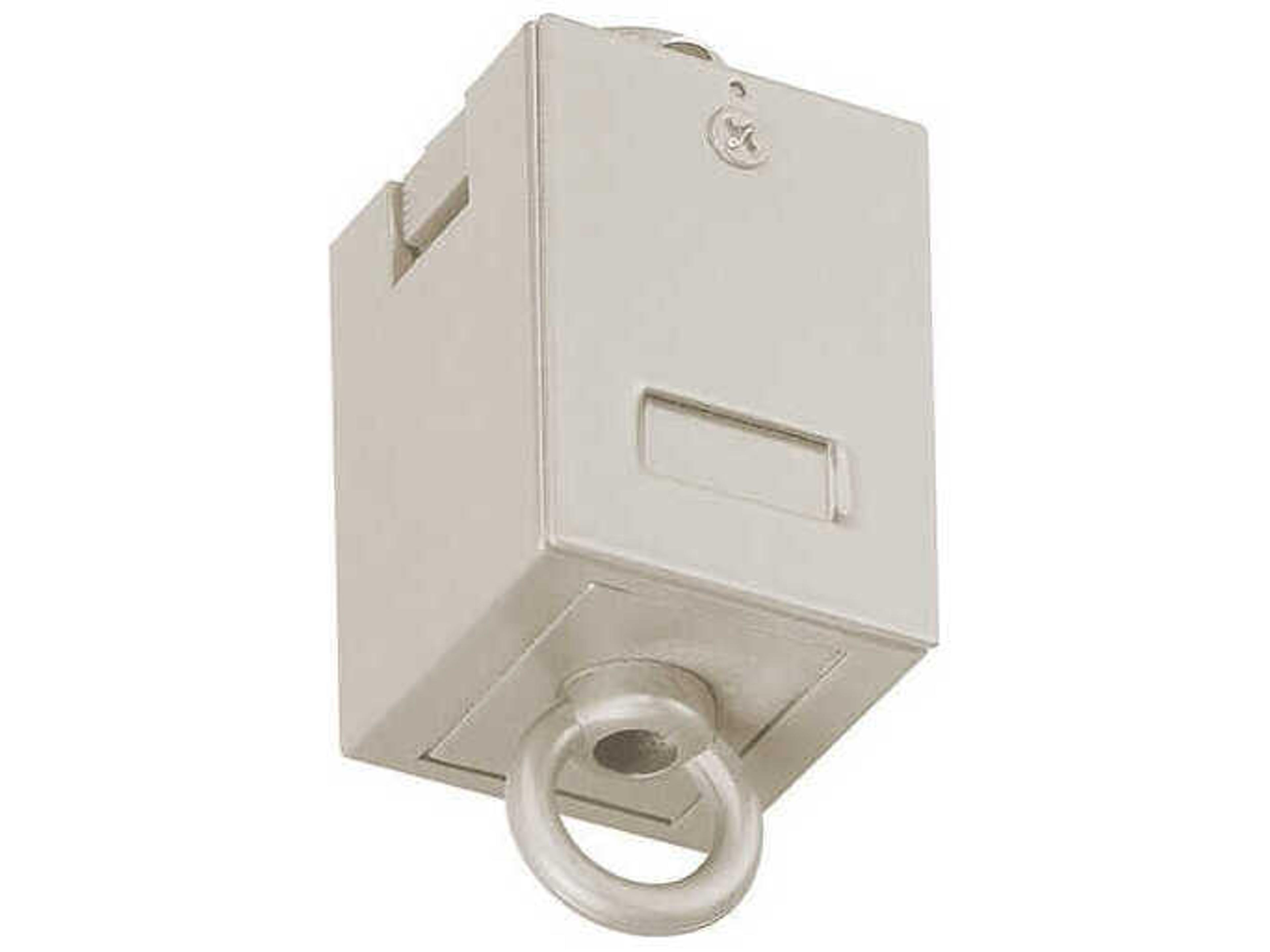 Brushed Nickel Suspension Loop For Hanging Head for J-Track