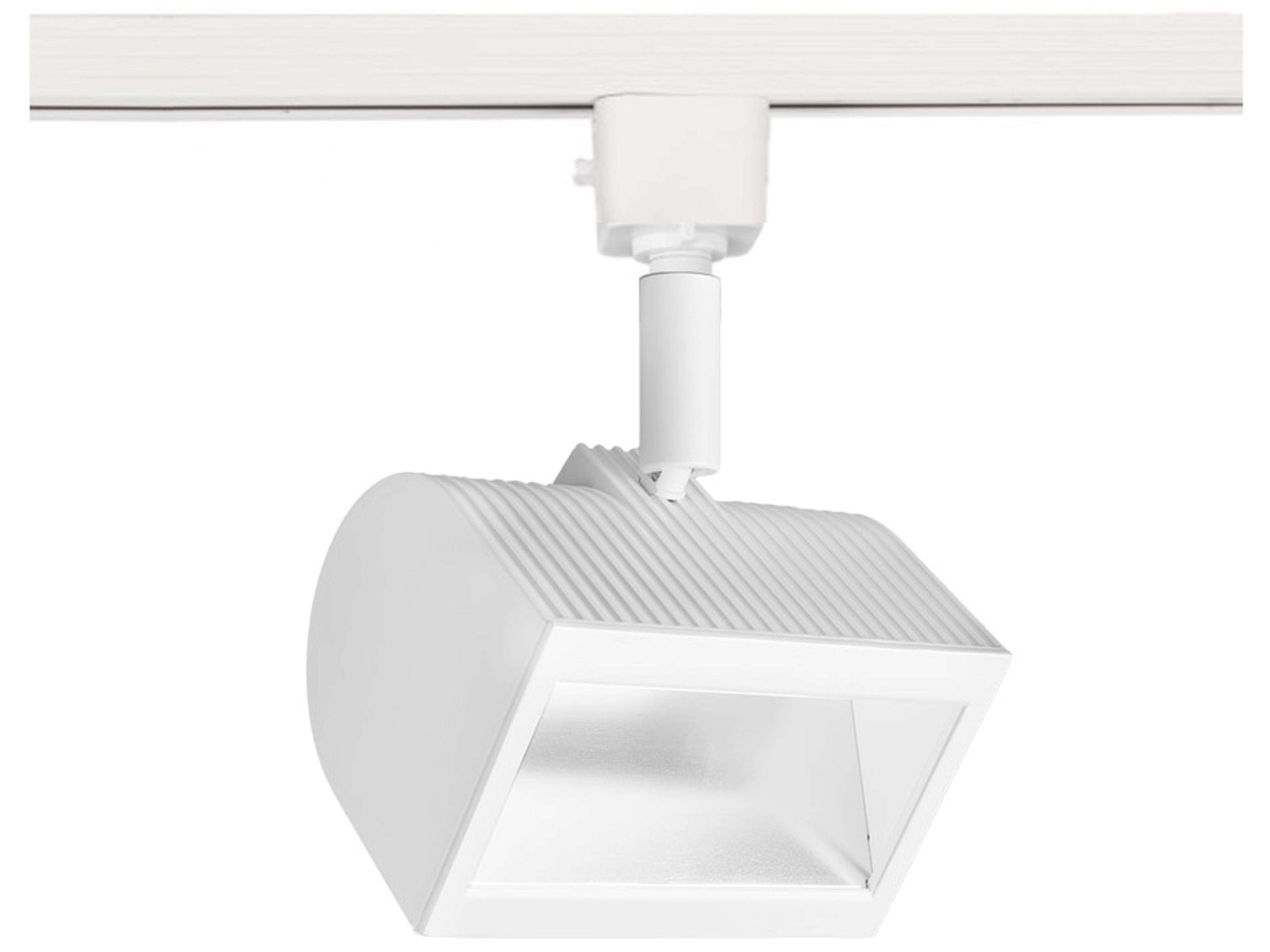 Wall Wash 1-Light White Track Head