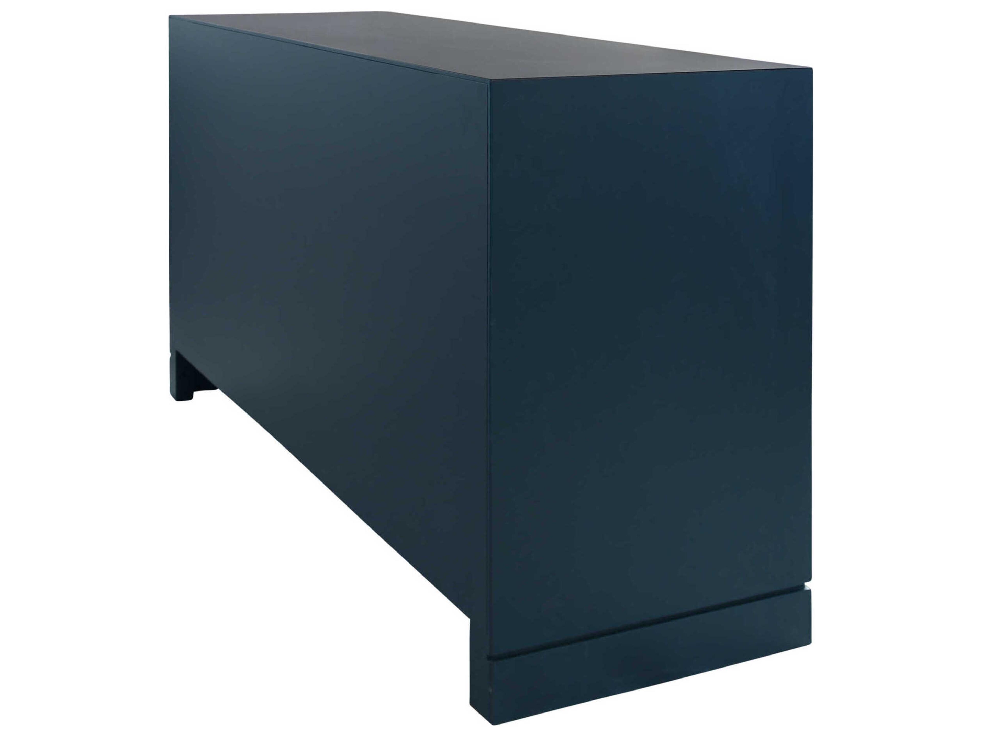 Worlds Away 58" Matte Navy Lacquer Sideboard