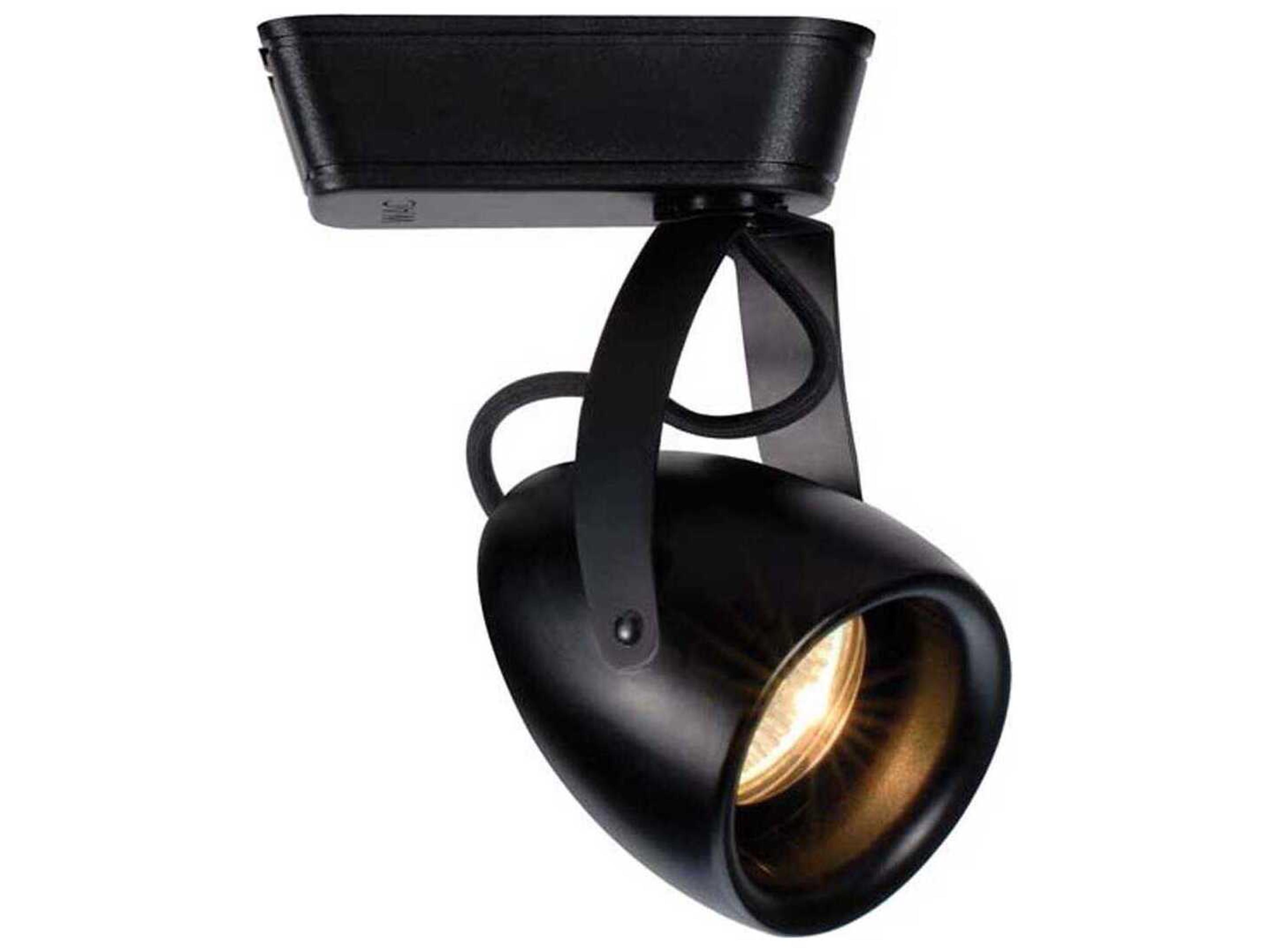 Impulse 1-Light Black Cylinder Track Head