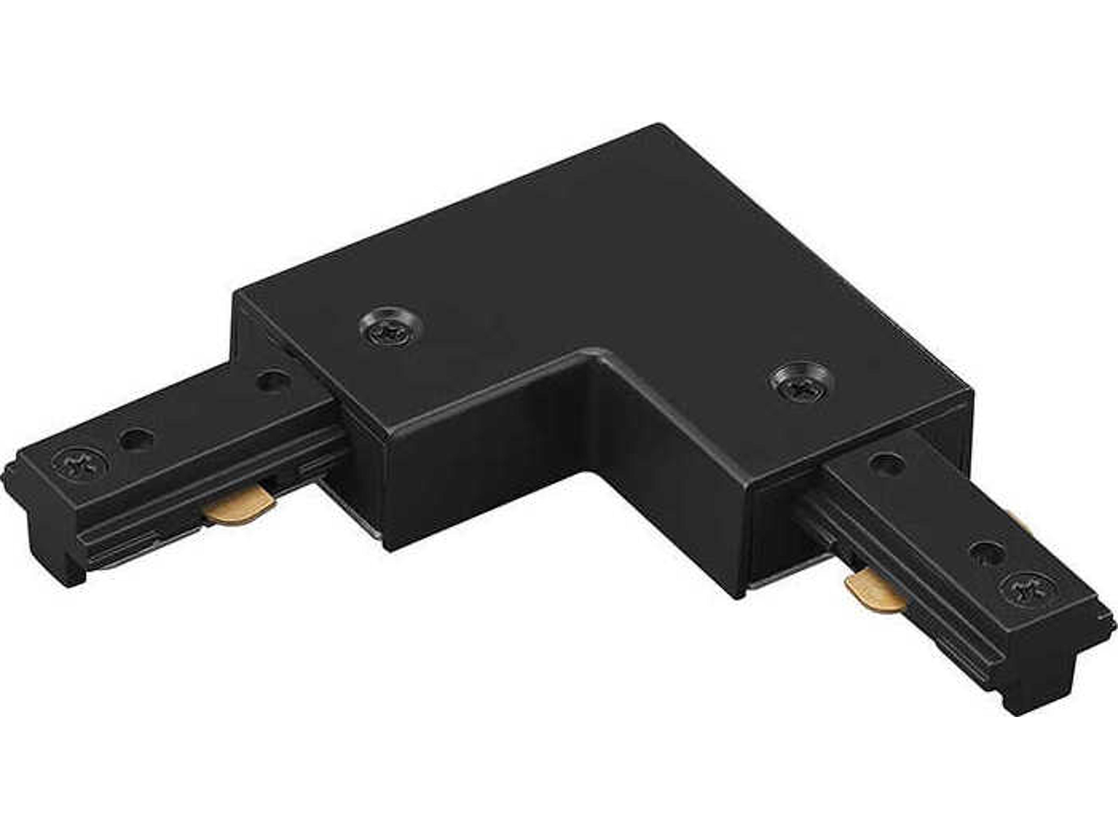 Black Left L Connector for L-Track