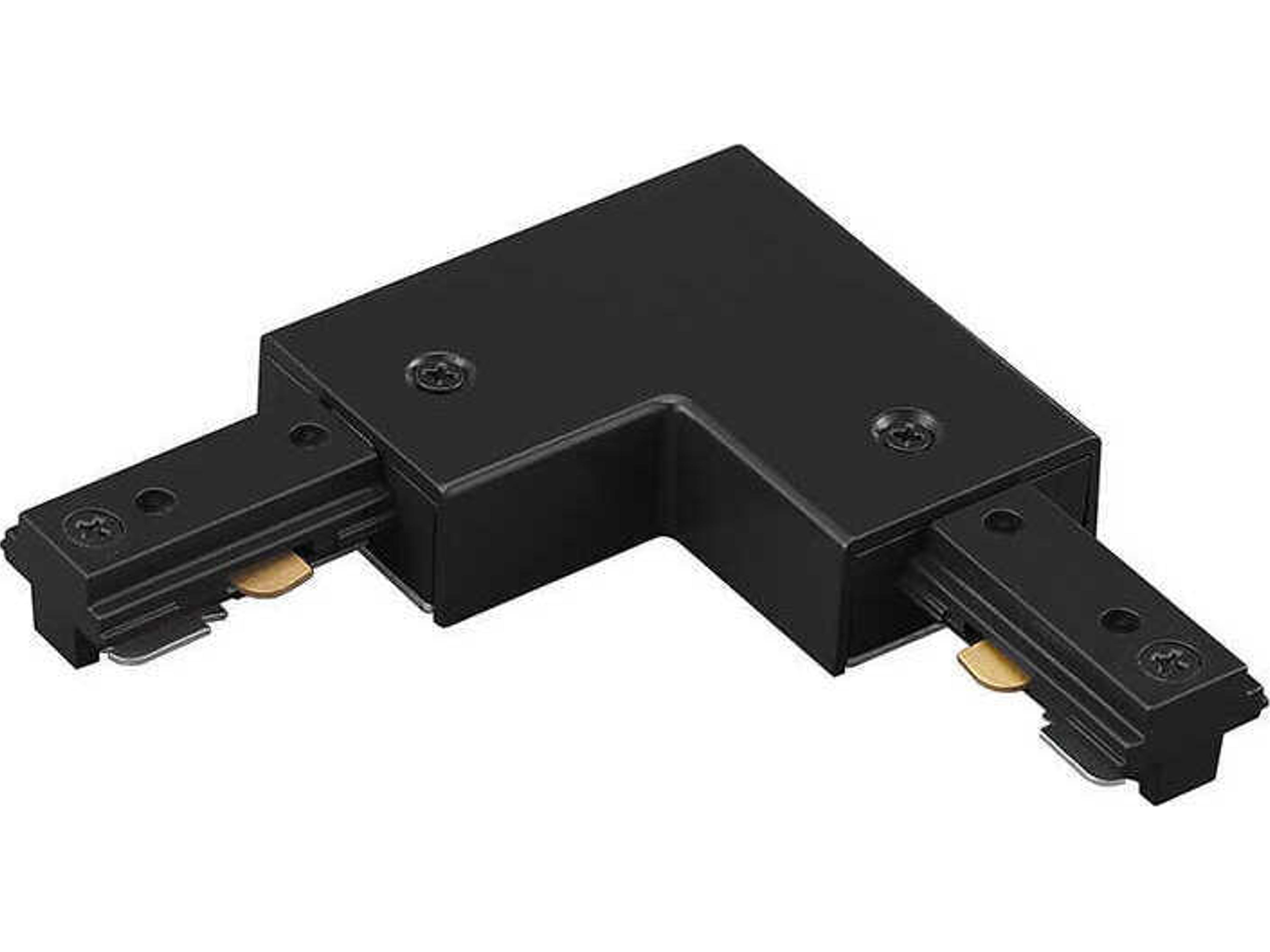 Black Right L Connector for L-Track