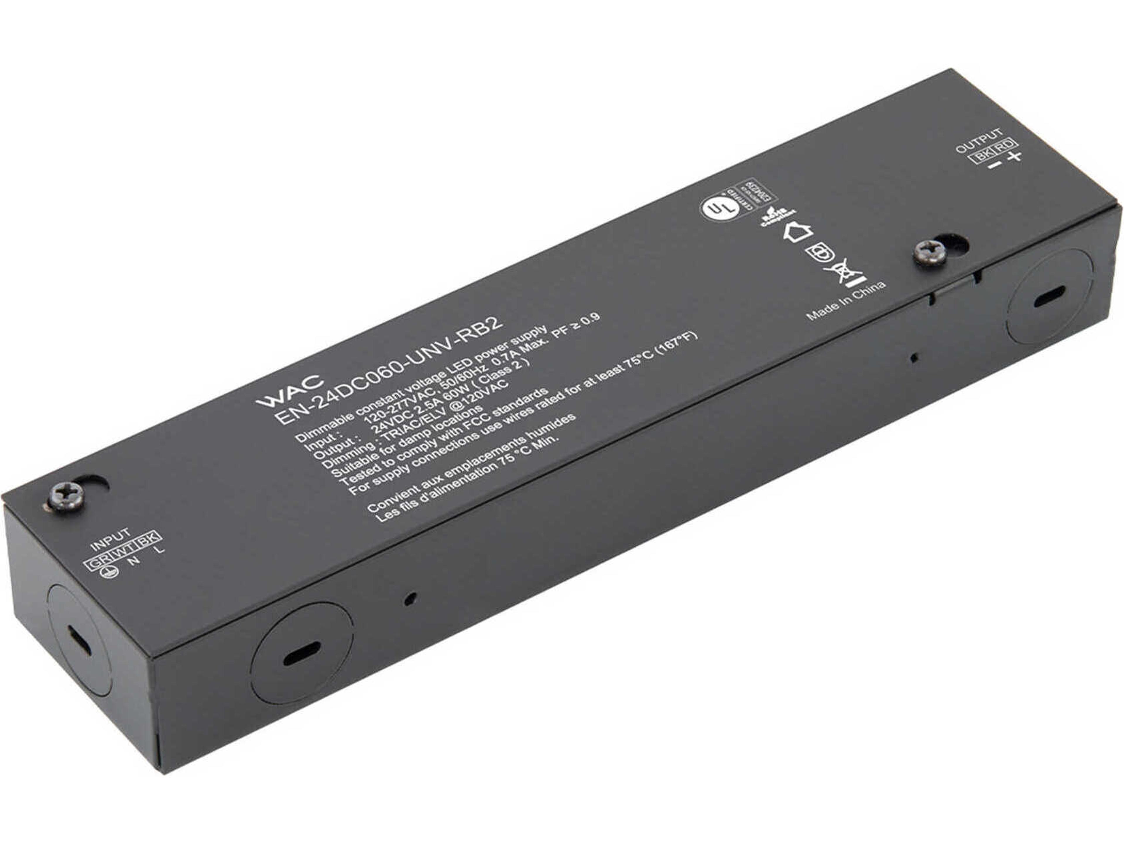 Under Cabinet Strip 100-277V to 24VDC 96W Power Supply