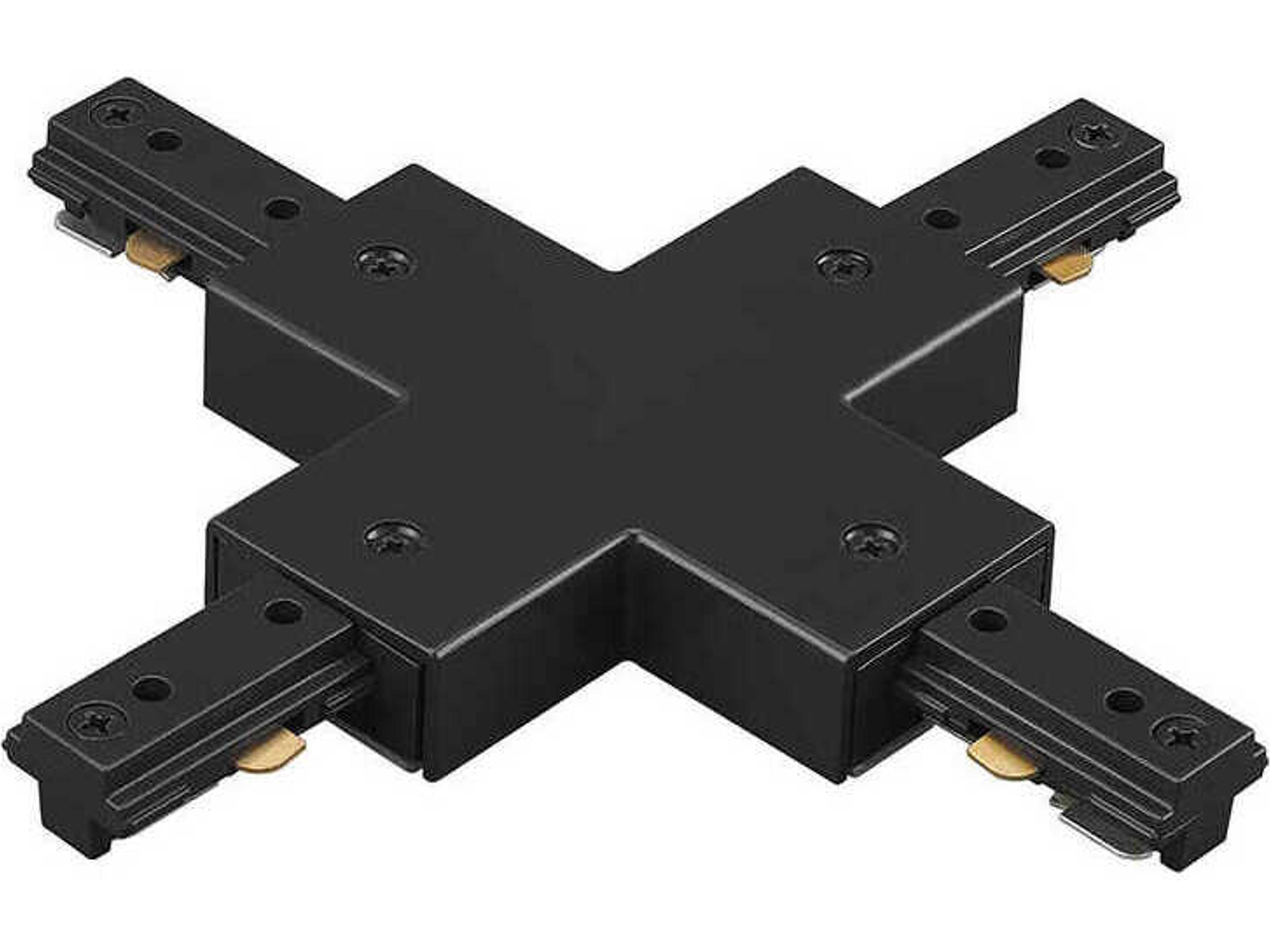 Black X Connector for L-Track