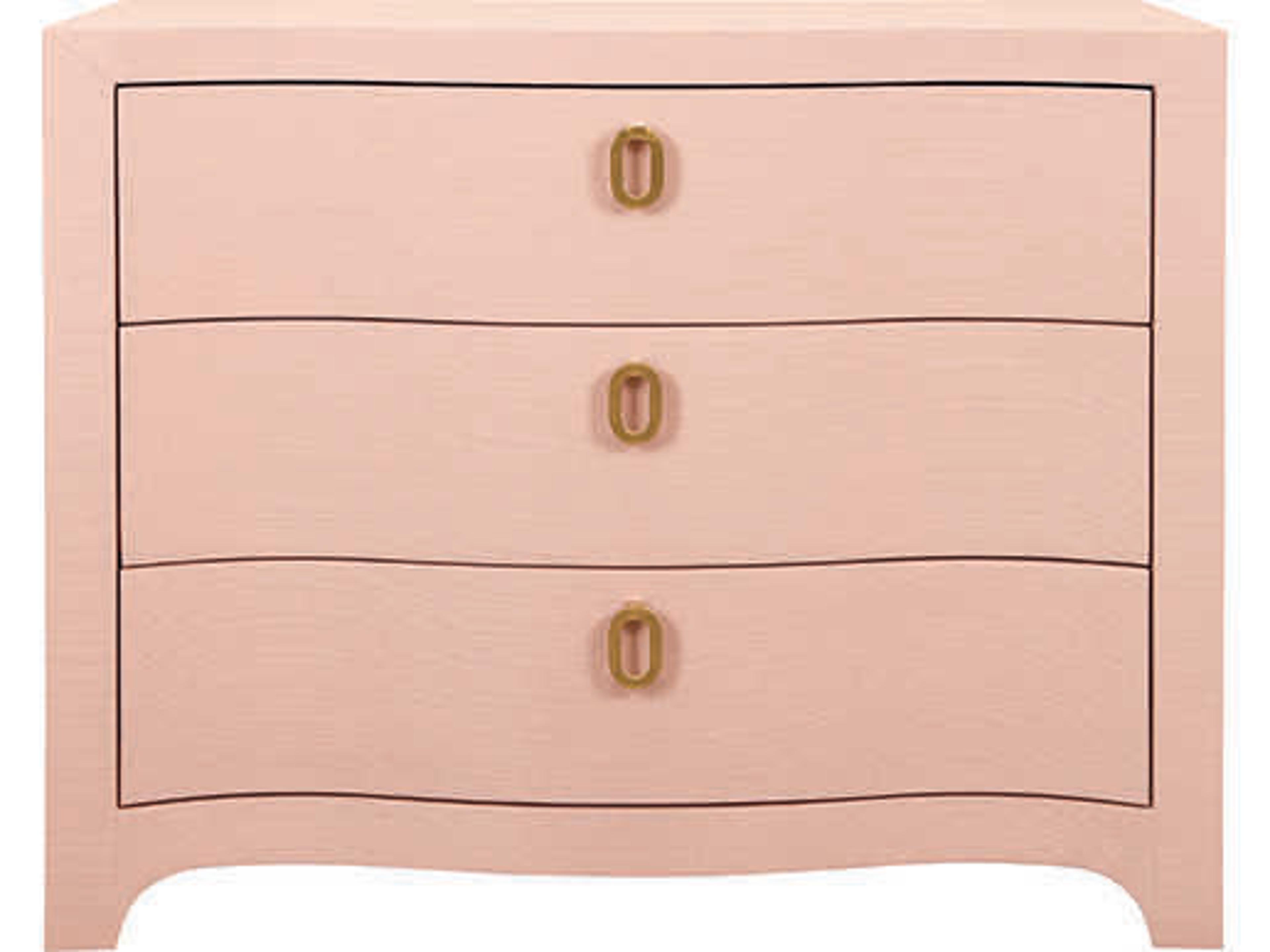 Worlds Away Cora Pink Accent Chest