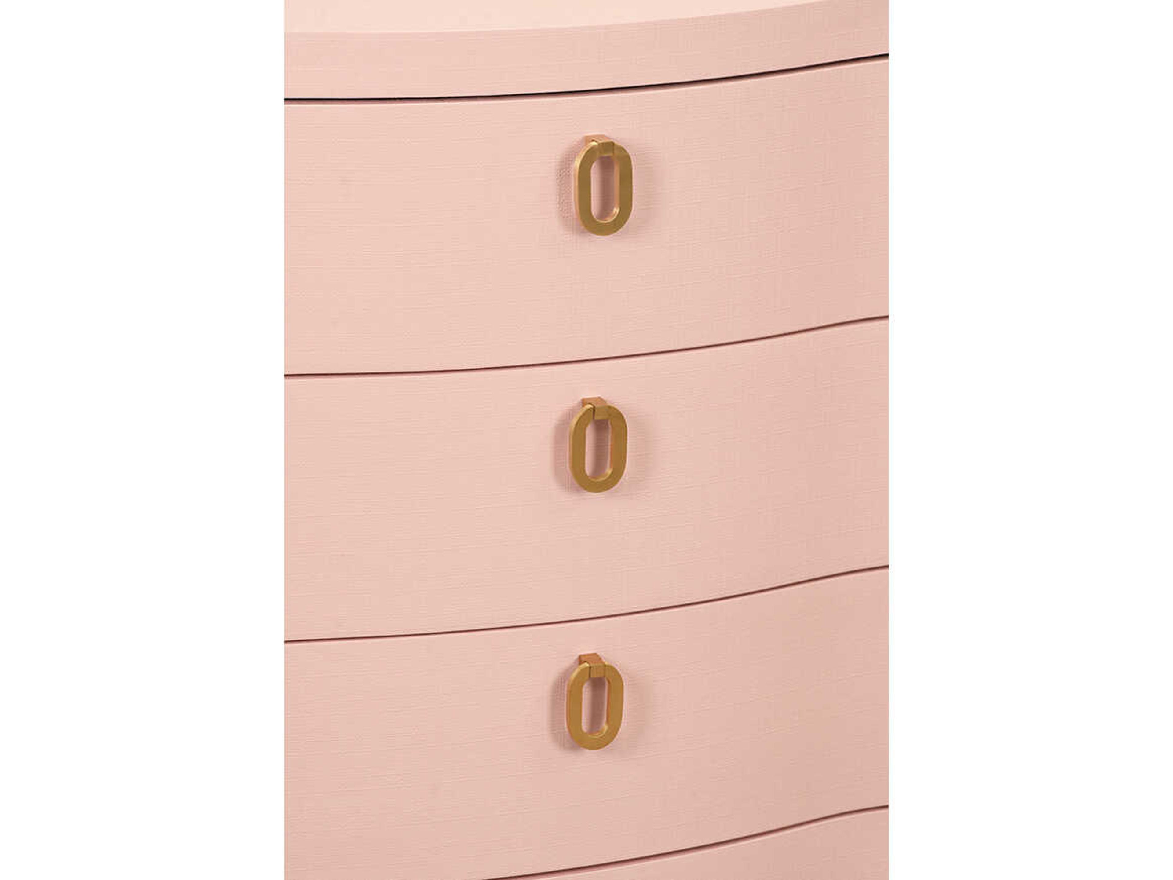Worlds Away Cora Pink Accent Chest