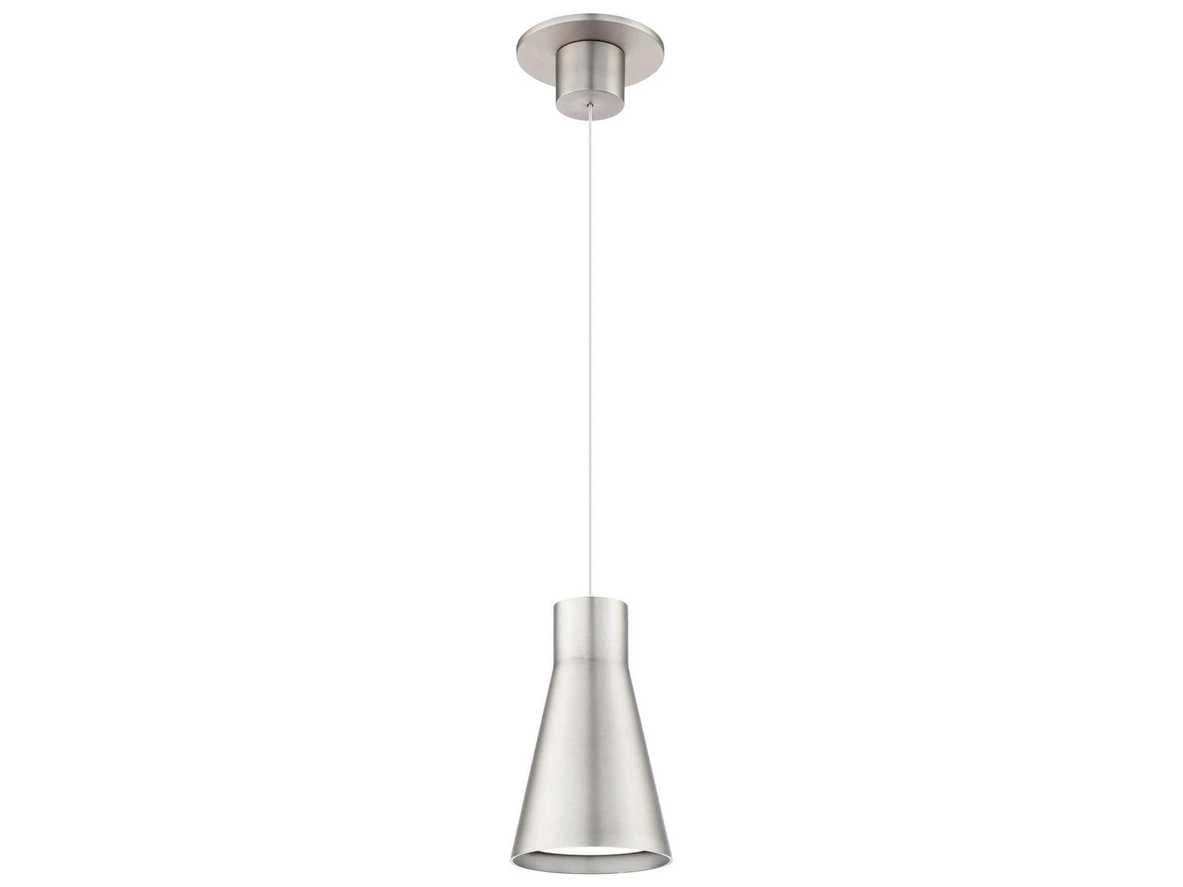 WAC Lighting Twist-N-Lite 1-Light Brushed Nickel Mini Pendant