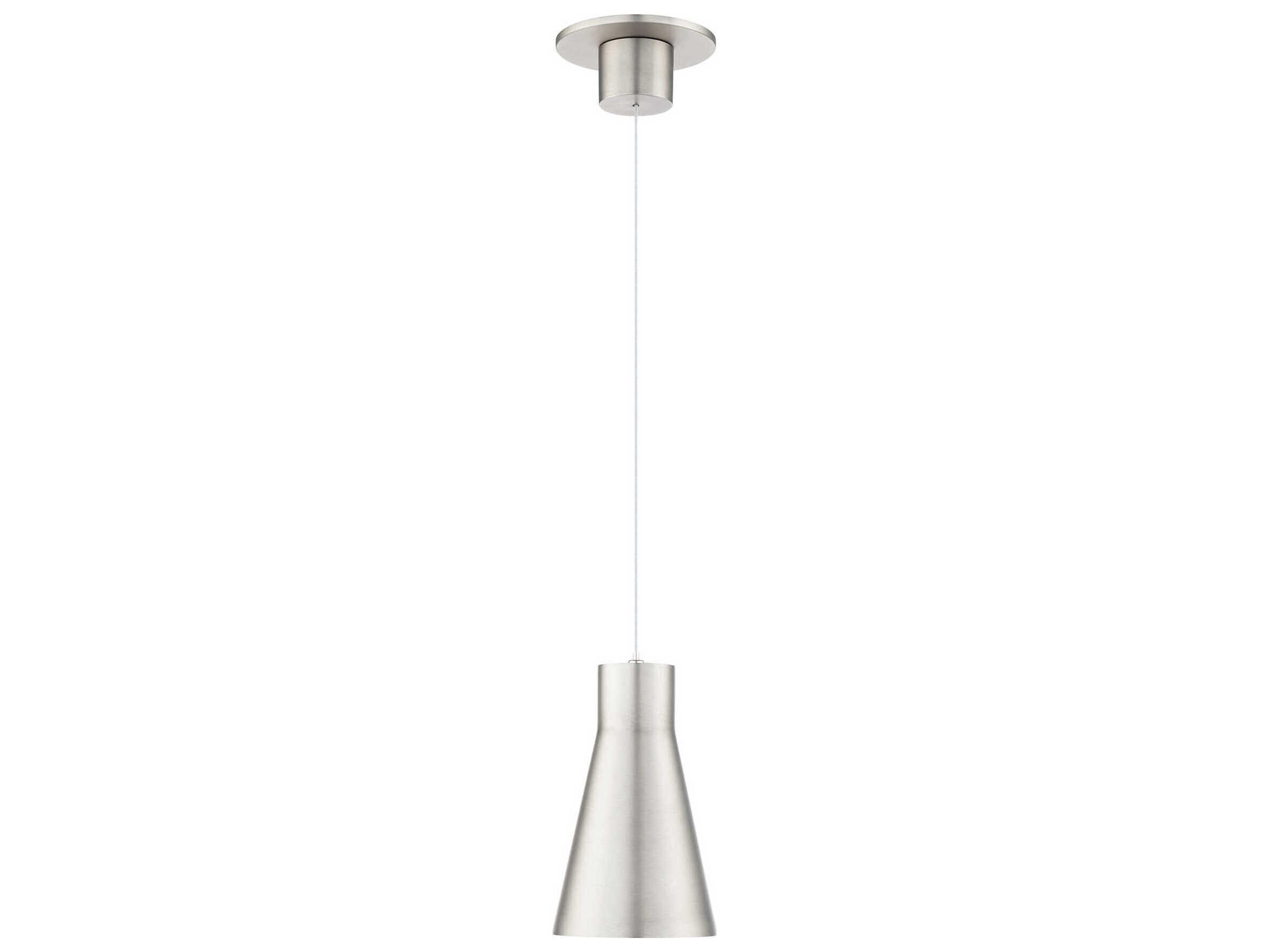 WAC Lighting Twist-N-Lite 1-Light Brushed Nickel Mini Pendant