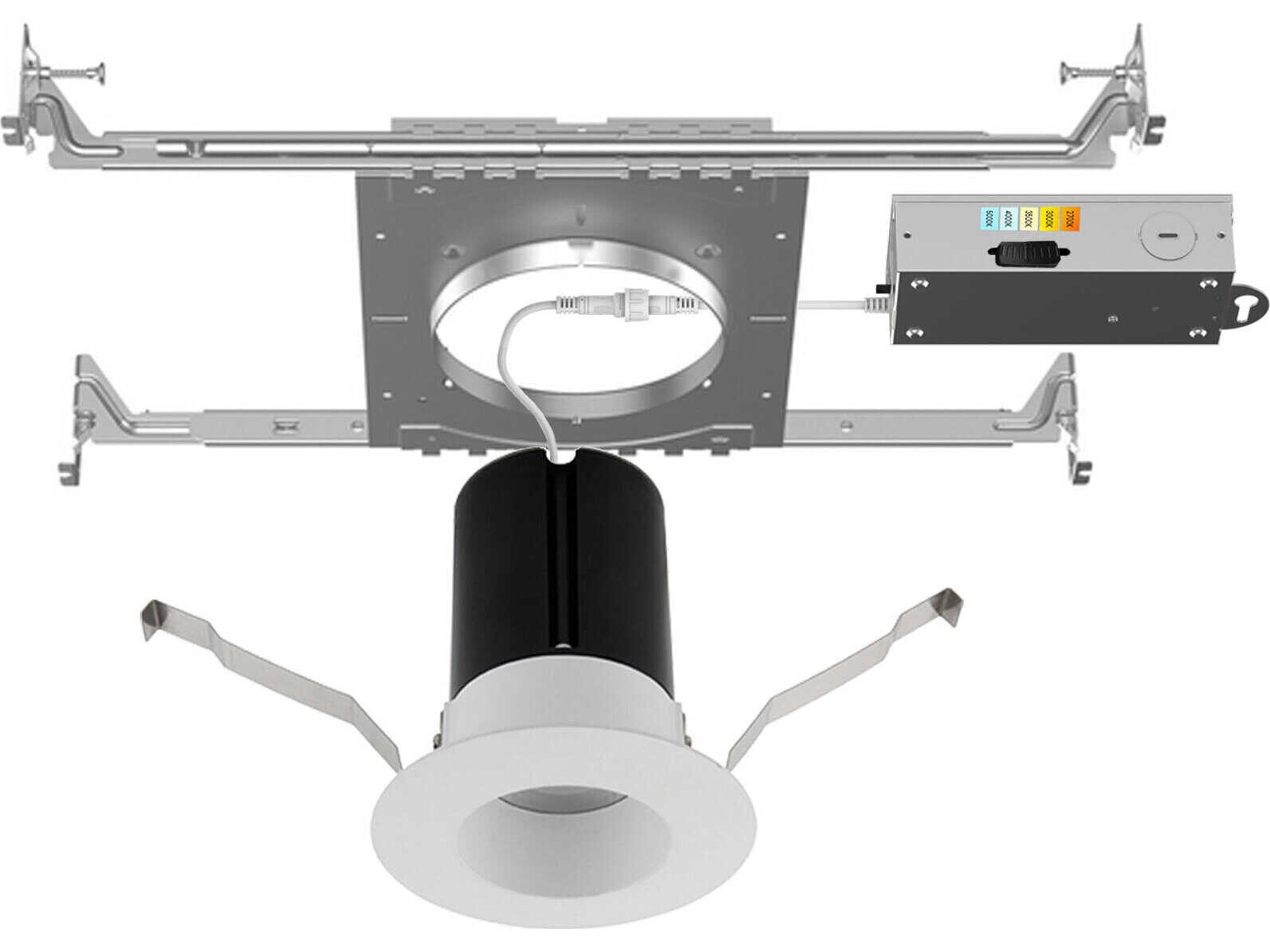 Ion 1-Light White Round Recessed Light