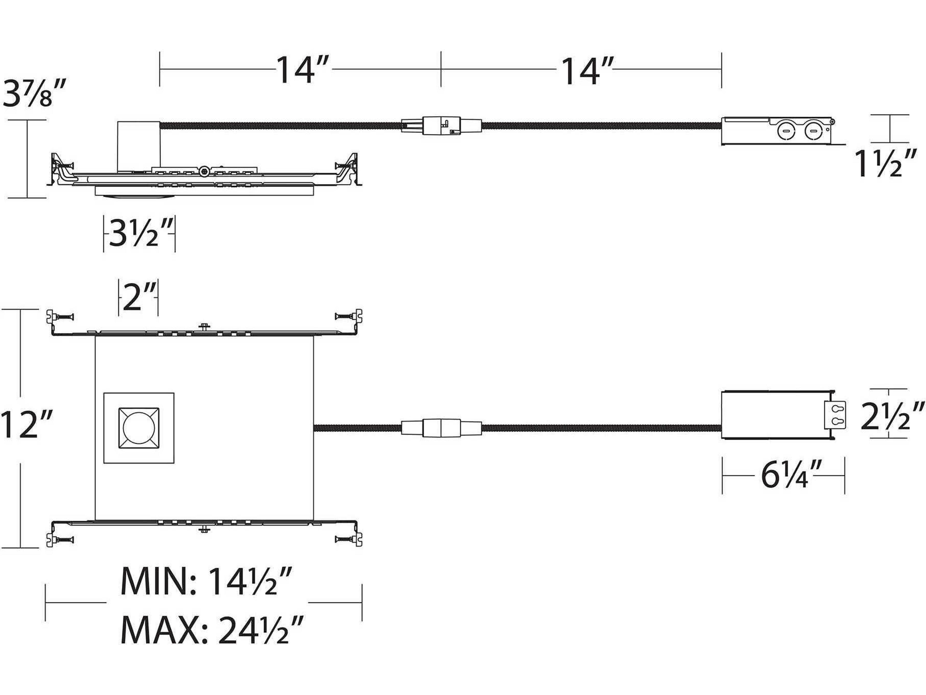 WAC Lighting Ion 2in 1 - Light LED Outdoor Ceiling Light